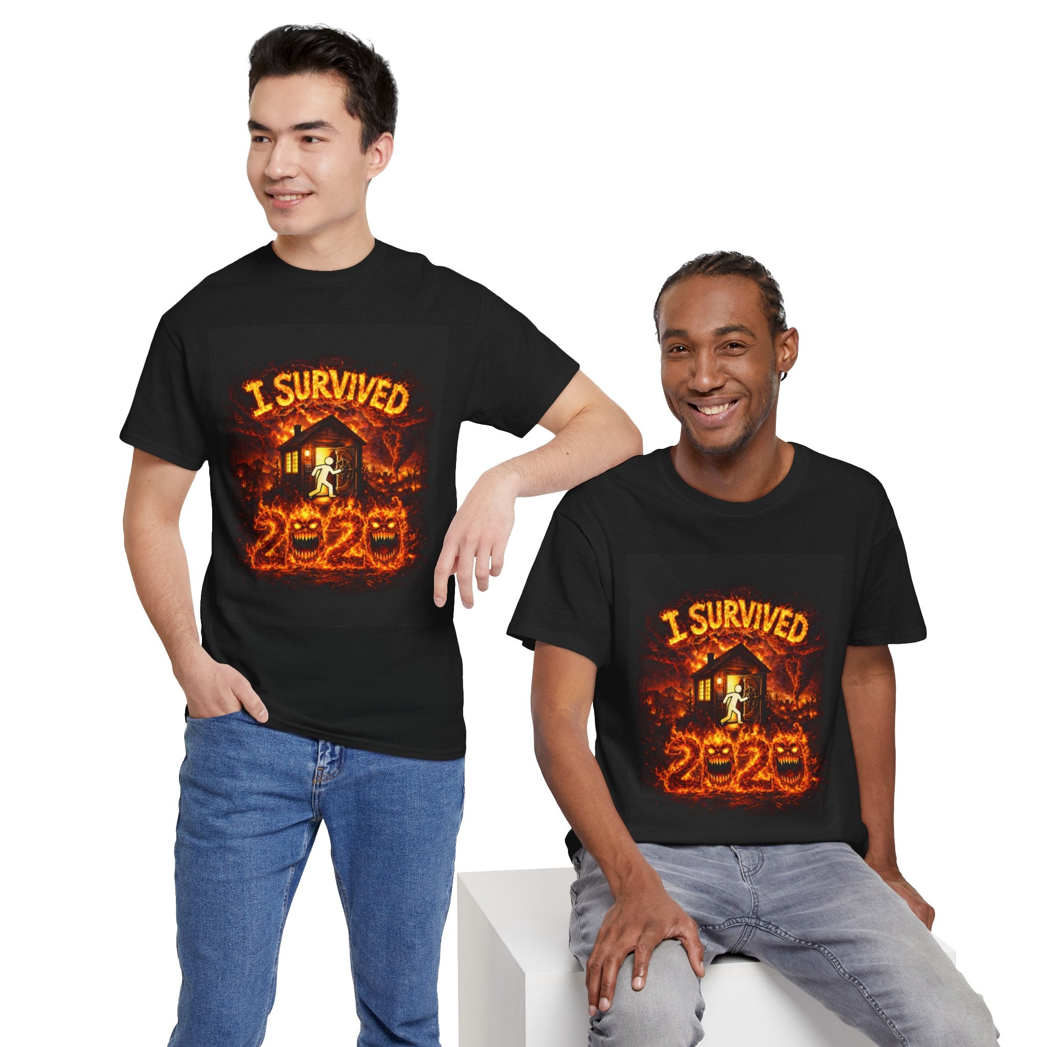 I Survived 2020 — WILDFIRES S2:E2: "The Bobcat Fire" Memorial Unisex Heavy Cotton Tee