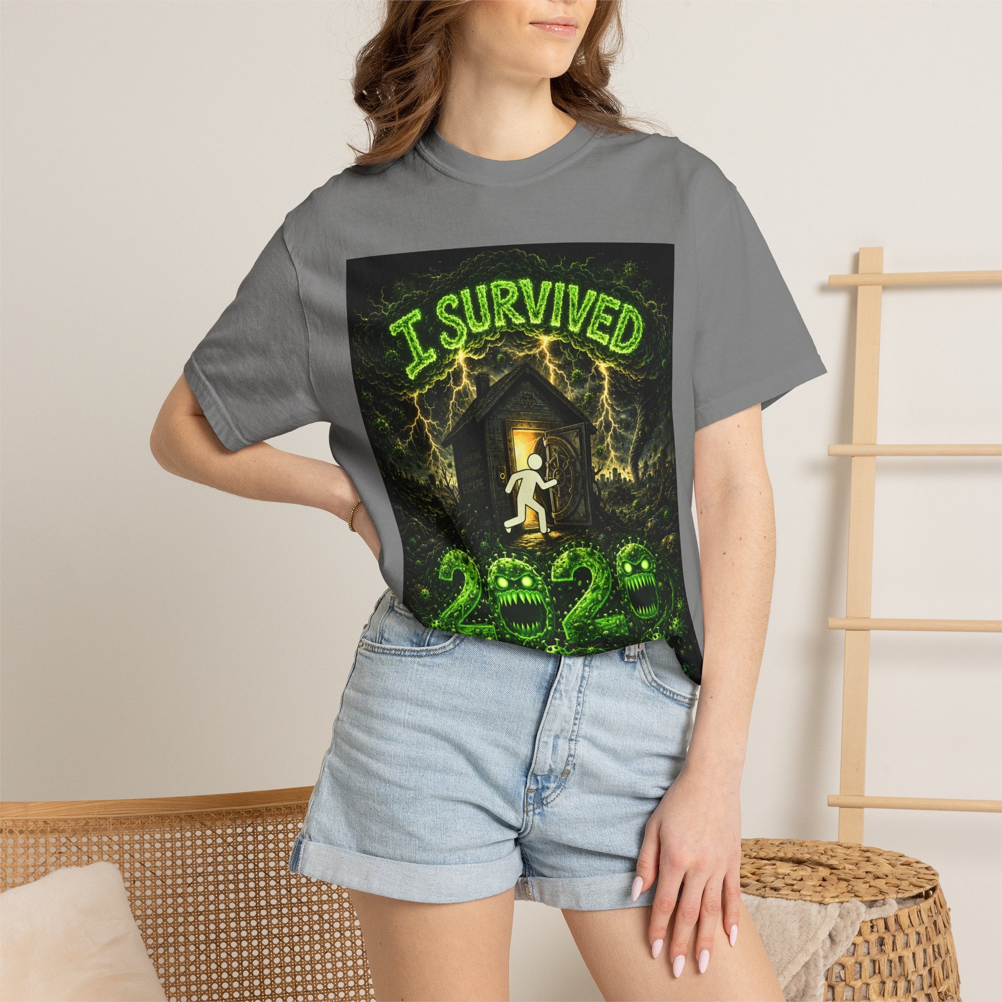 I Survived 2020 — S1:E5 "Delivery Doomsday" | Pandemic Edition Unisex Garment-Dyed T-shirt
