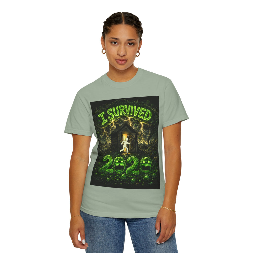 I Survived 2020 — S1:E3 "The Jab!" | Pandemic Edition Unisex Garment-Dyed T-shirt
