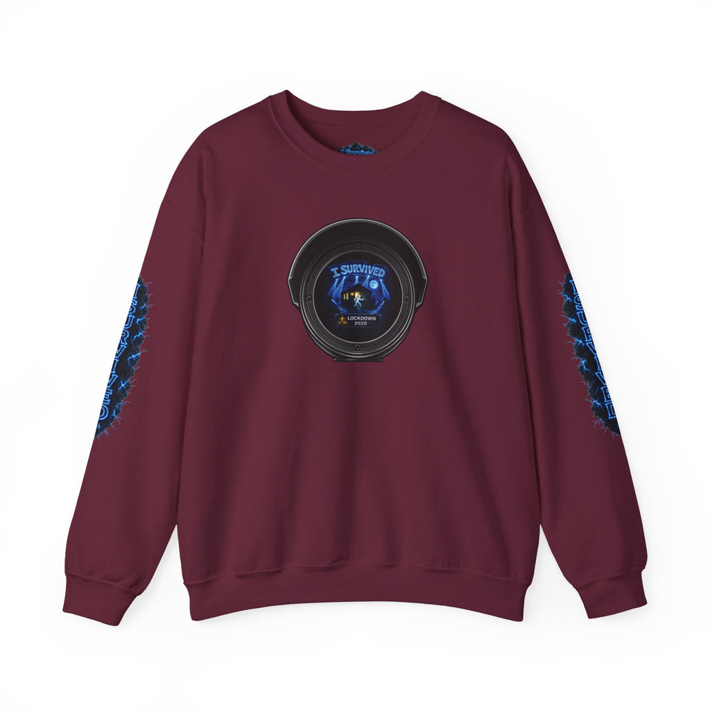 I Survived 2020 —  LOCKDOWN S3:E1: Director's Cut Special Edition "Quarantine" Unisex Heavy Blend™ Crewneck Sweatshirt