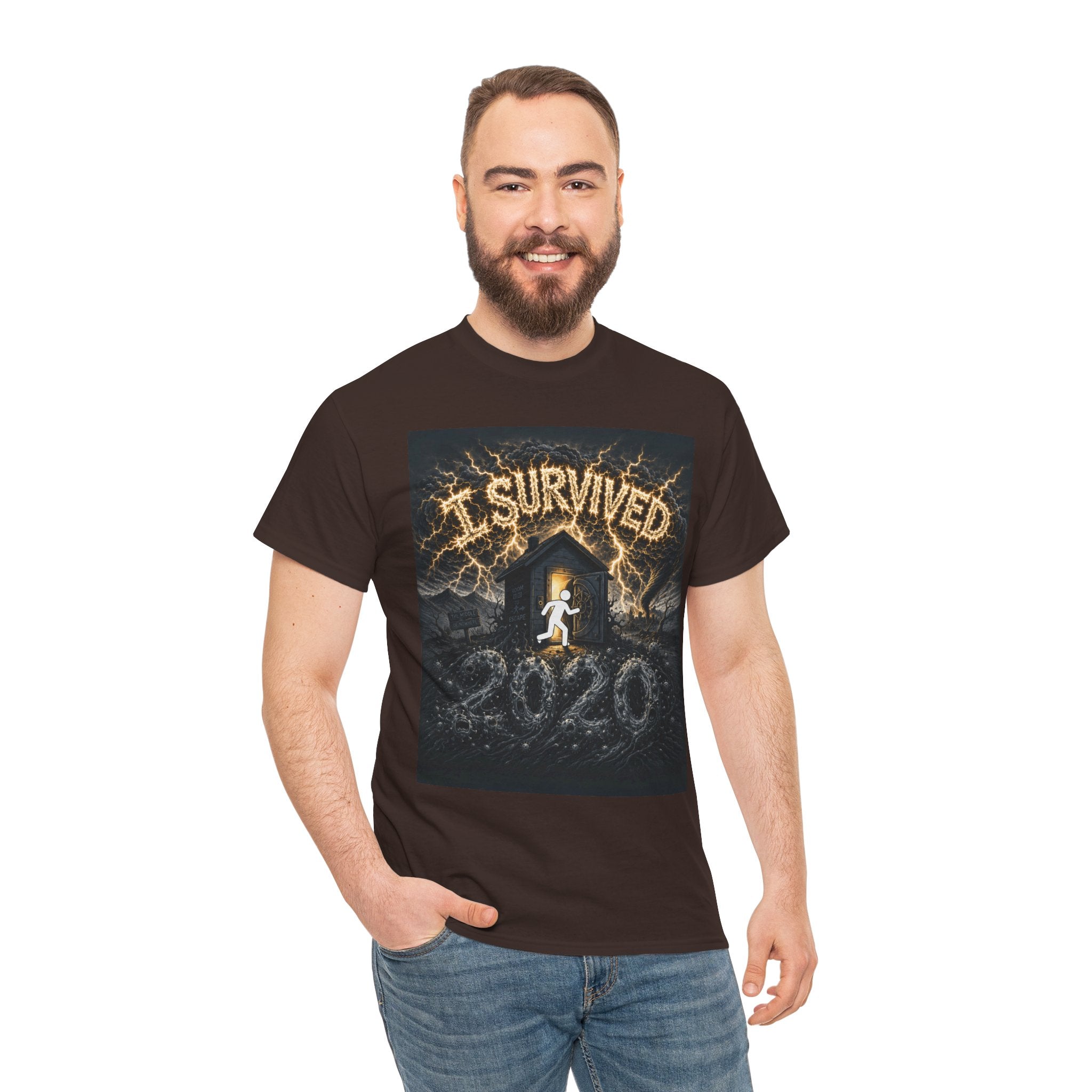 I Survived 2020 — Original PILOT Design Unisex Heavy Cotton Tee
