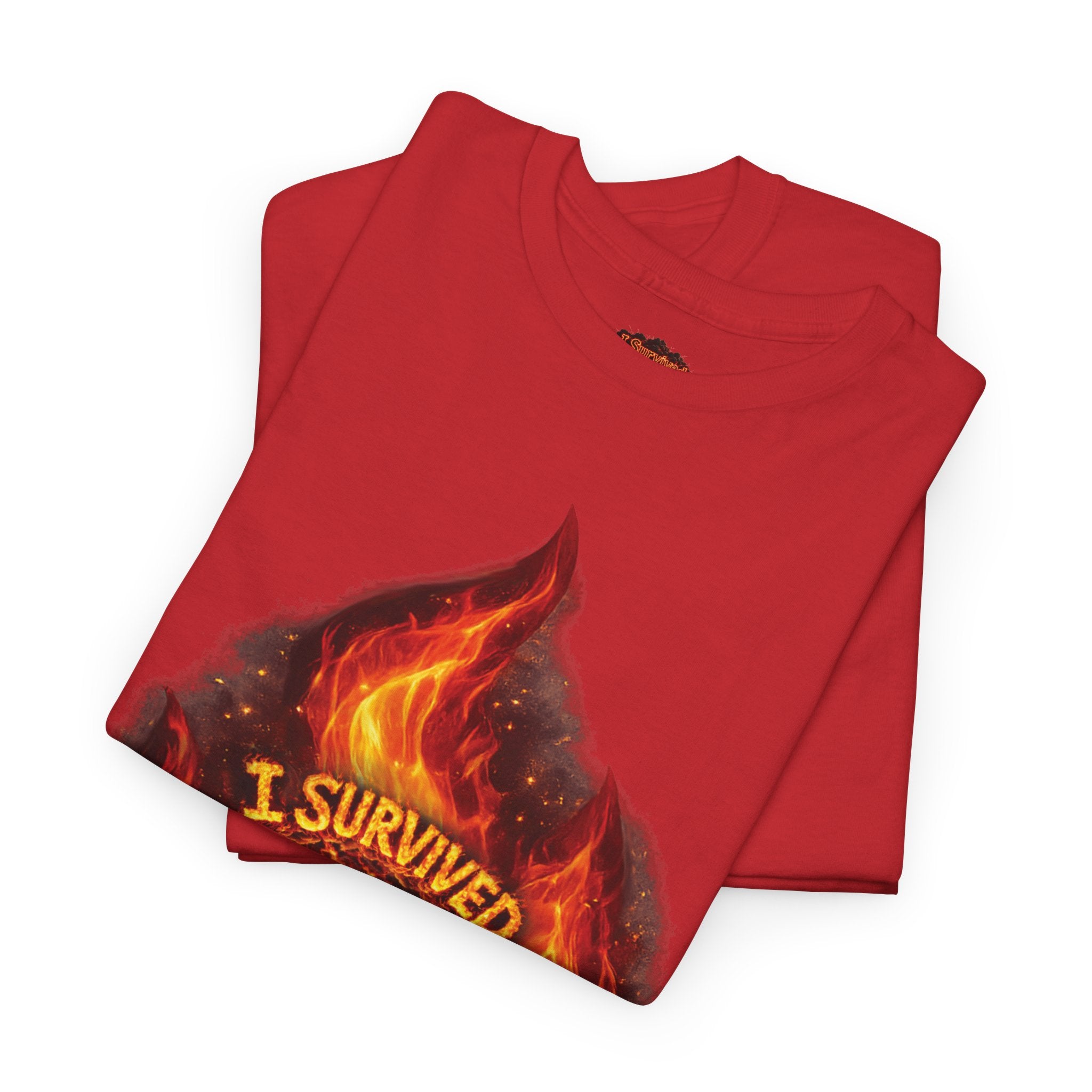 I Survived 2020 — Director's Cut S2:E3 "The California Wildfires" | Wildfire Edition Memorial Unisex Heavy Cotton Tee (SPECIAL EDITION)