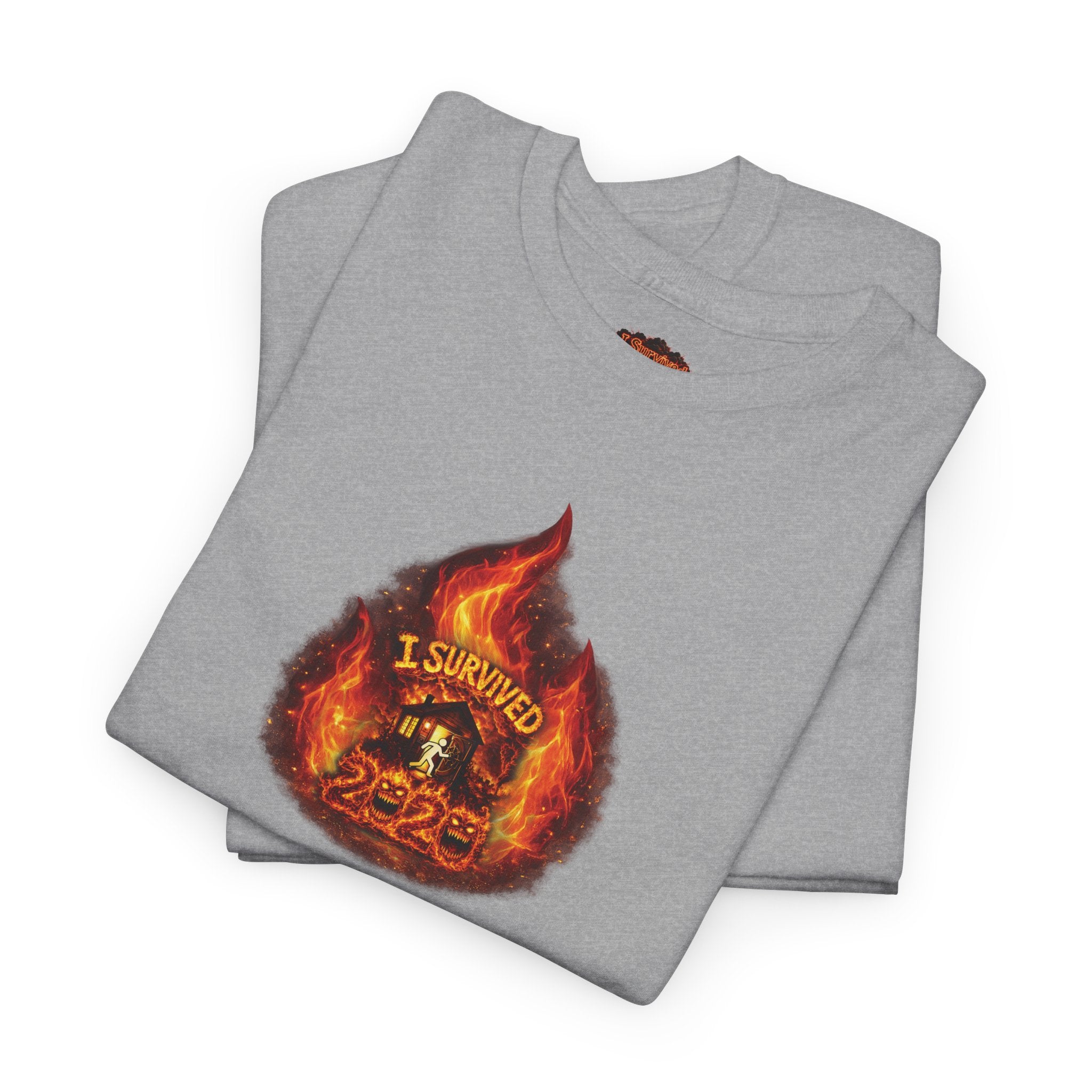 I Survived 2020 — WILDFIRES S2:E1: Director's Cut Special Edition "Berry Creek" Memorial Unisex Heavy Cotton Tee
