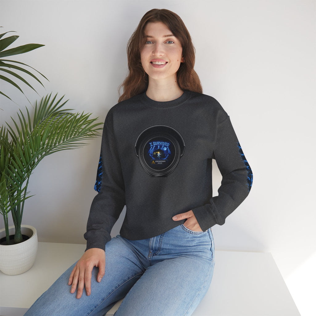 I Survived 2020 —  LOCKDOWN S3:E1: Director's Cut Special Edition "Quarantine" Unisex Heavy Blend™ Crewneck Sweatshirt