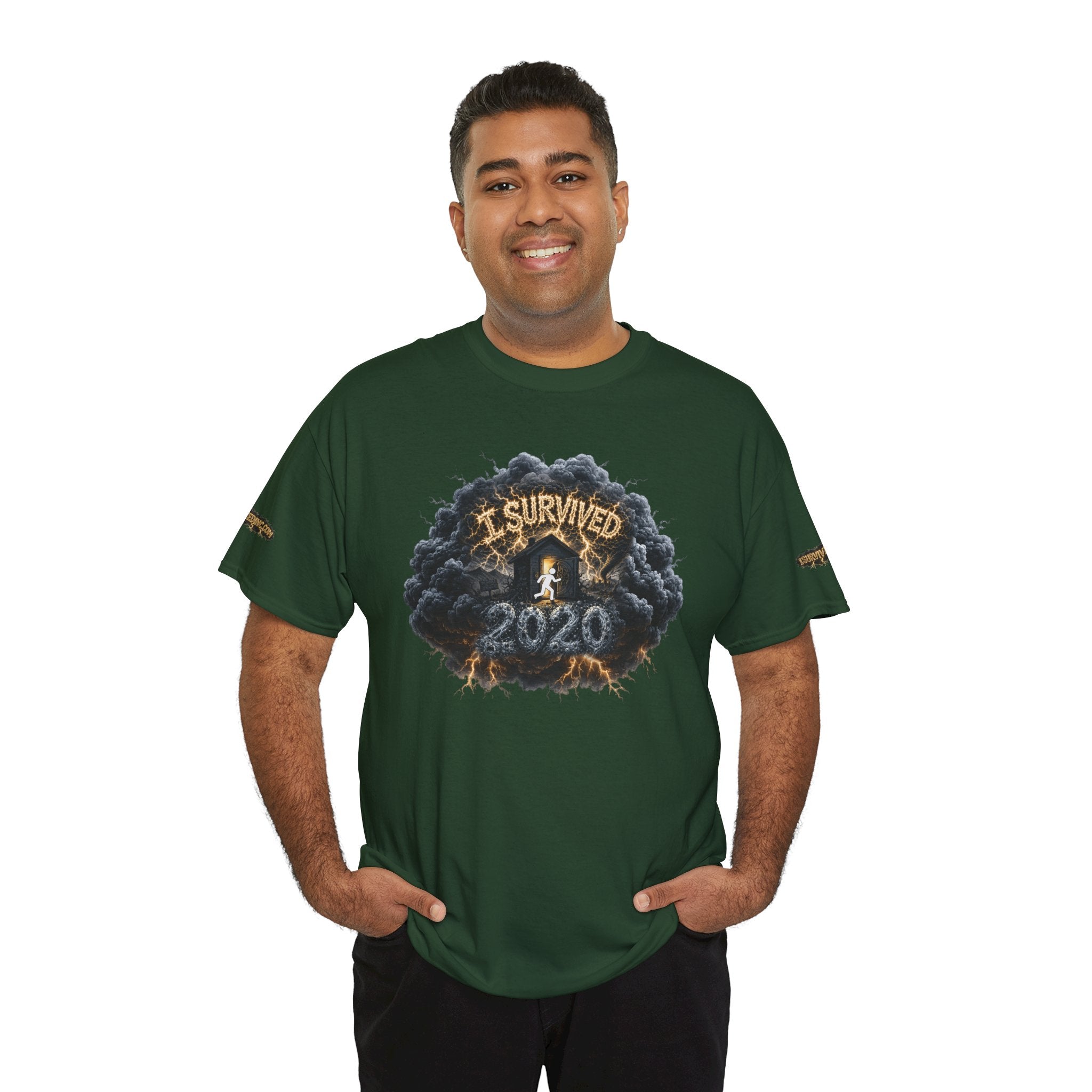 I Survived 2020 — Director's Cut Original Design Teaser Tee | Season 1 Premiere Drop Unisex Heavy Cotton Tee (SPECIAL EDITION)
