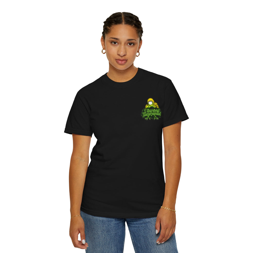 I Survived 2020 — "Please Stand By" Test Pattern Toxic Signal Tee Summer Premiere Unisex Garment-Dyed T-shirt