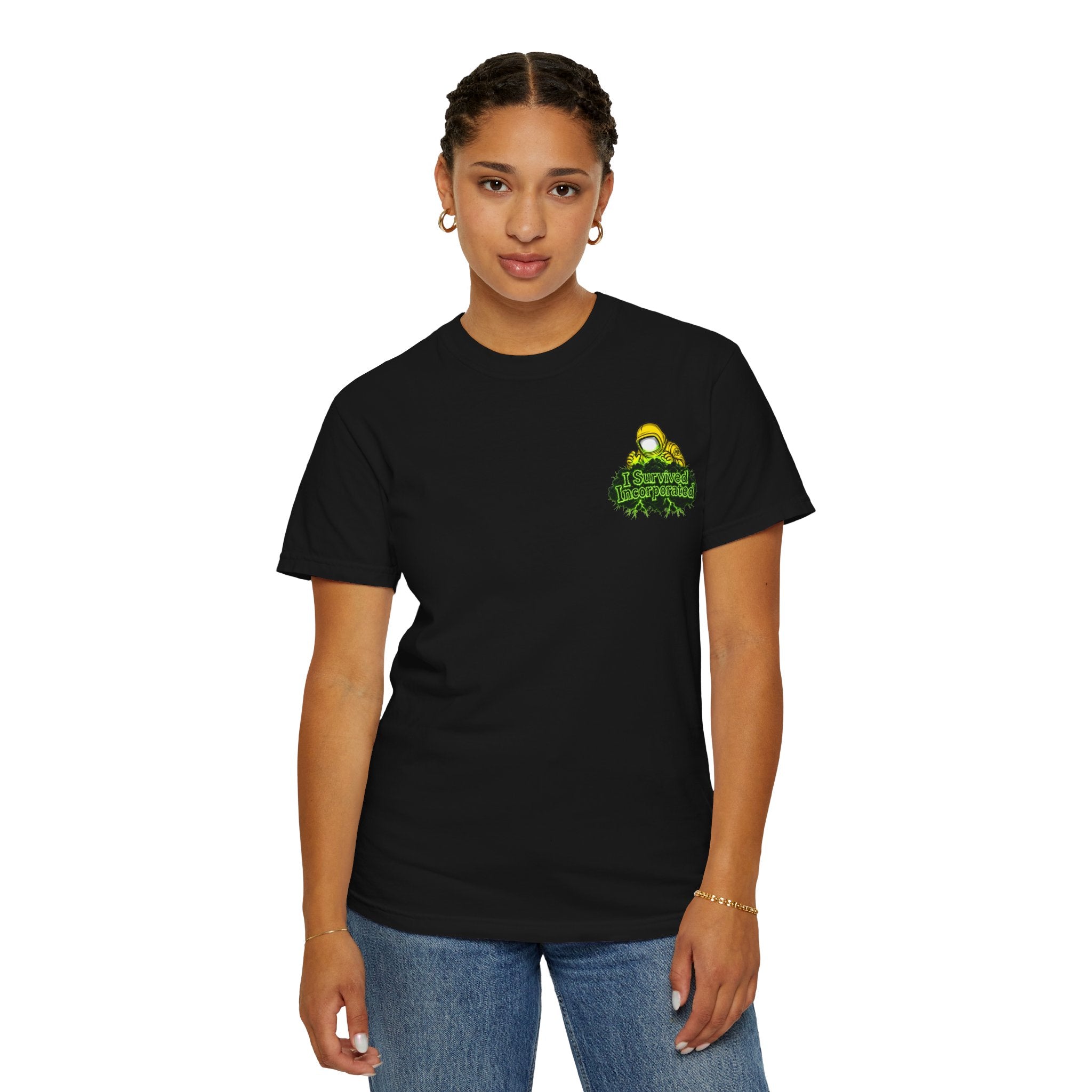 I Survived 2020 — "Please Stand By" Test Pattern Toxic Signal Tee Summer Premiere Unisex Garment-Dyed T-shirt