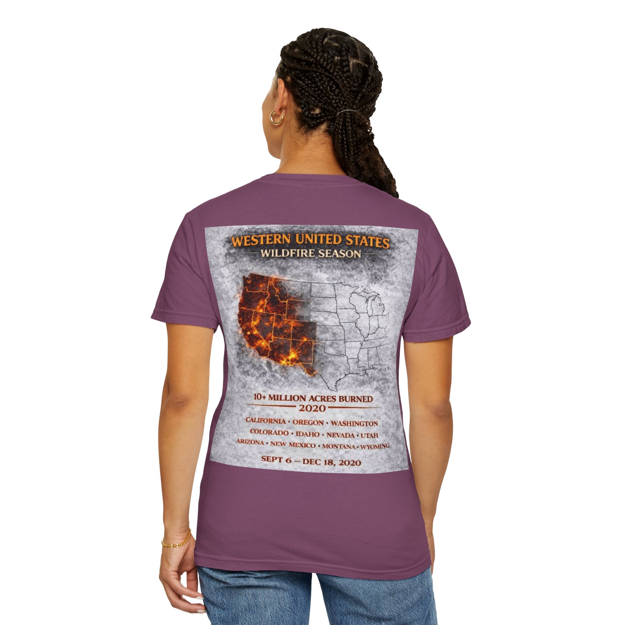 I Survived 2020 — Director's Cut S2:E4 "Western U.S. Wildfire Season" | Mid-Season Finale Pt. 1 | Wildfire Edition Memorial Unisex Garment-Dyed T-shirt