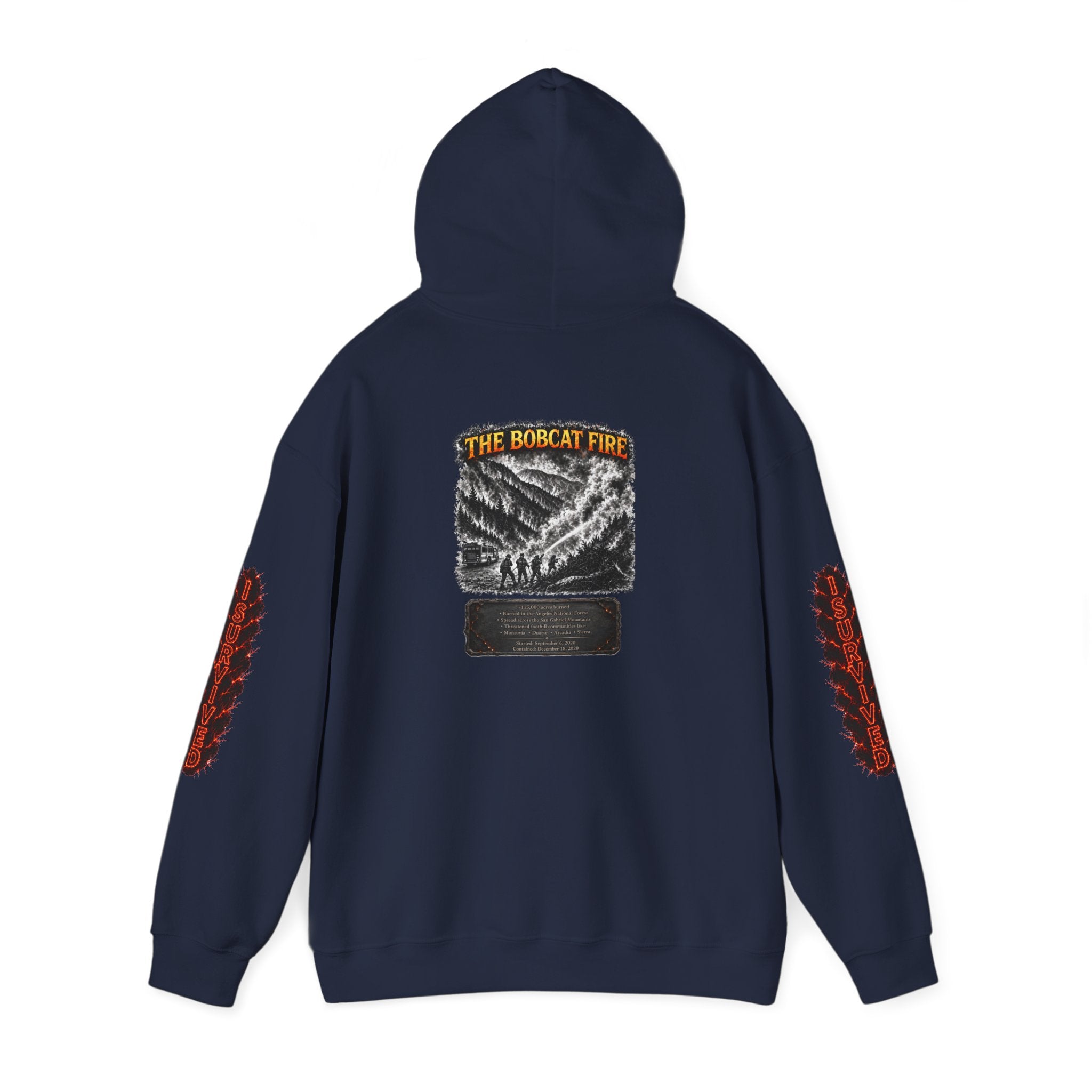 I Survived 2020 — Director's Cut S2:E2 "The Bobcat Fire" | Wildfire Edition Memorial Hoodie Sweatshirt