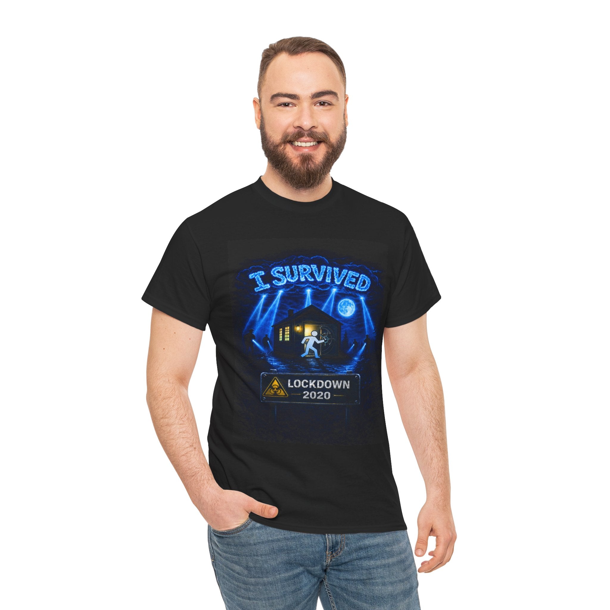 Copy of  I Survived 2020 — S3:E1 "Quarantine" | Lockdown Edition Documentary Unisex Heavy Cotton Tee