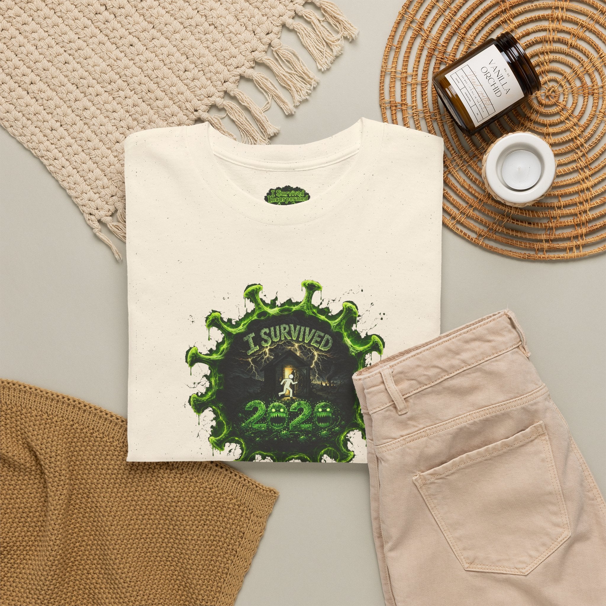 I Survived 2020 — PANDEMIC S1:E4: Director's Cut "Mask Madness" Unisex Heavy Cotton Tee