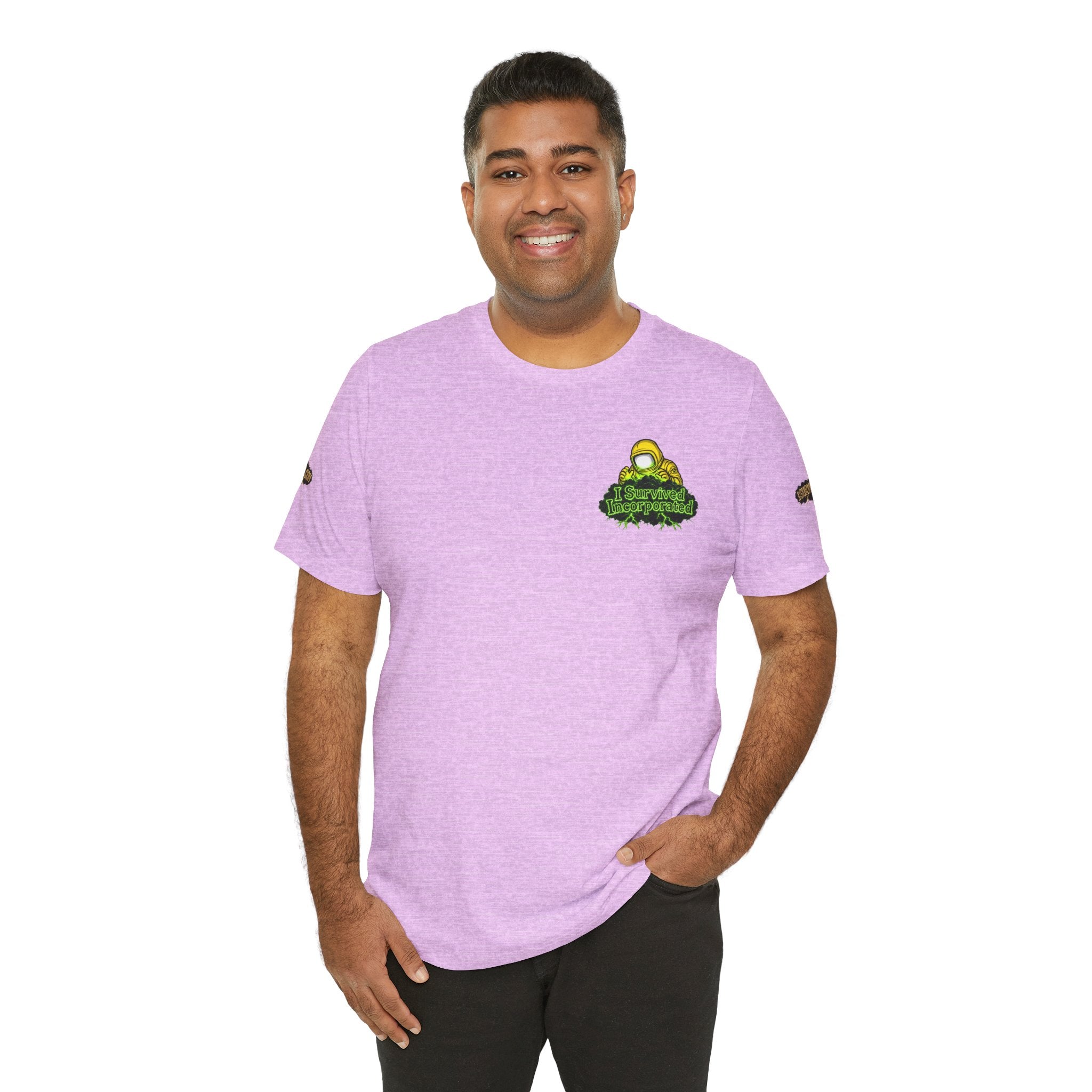 I Survived 2020 — "Please Stand By" Test Pattern Toxic Signal Tee Special Edition Summer Premiere Unisex Jersey Short Sleeve Tee