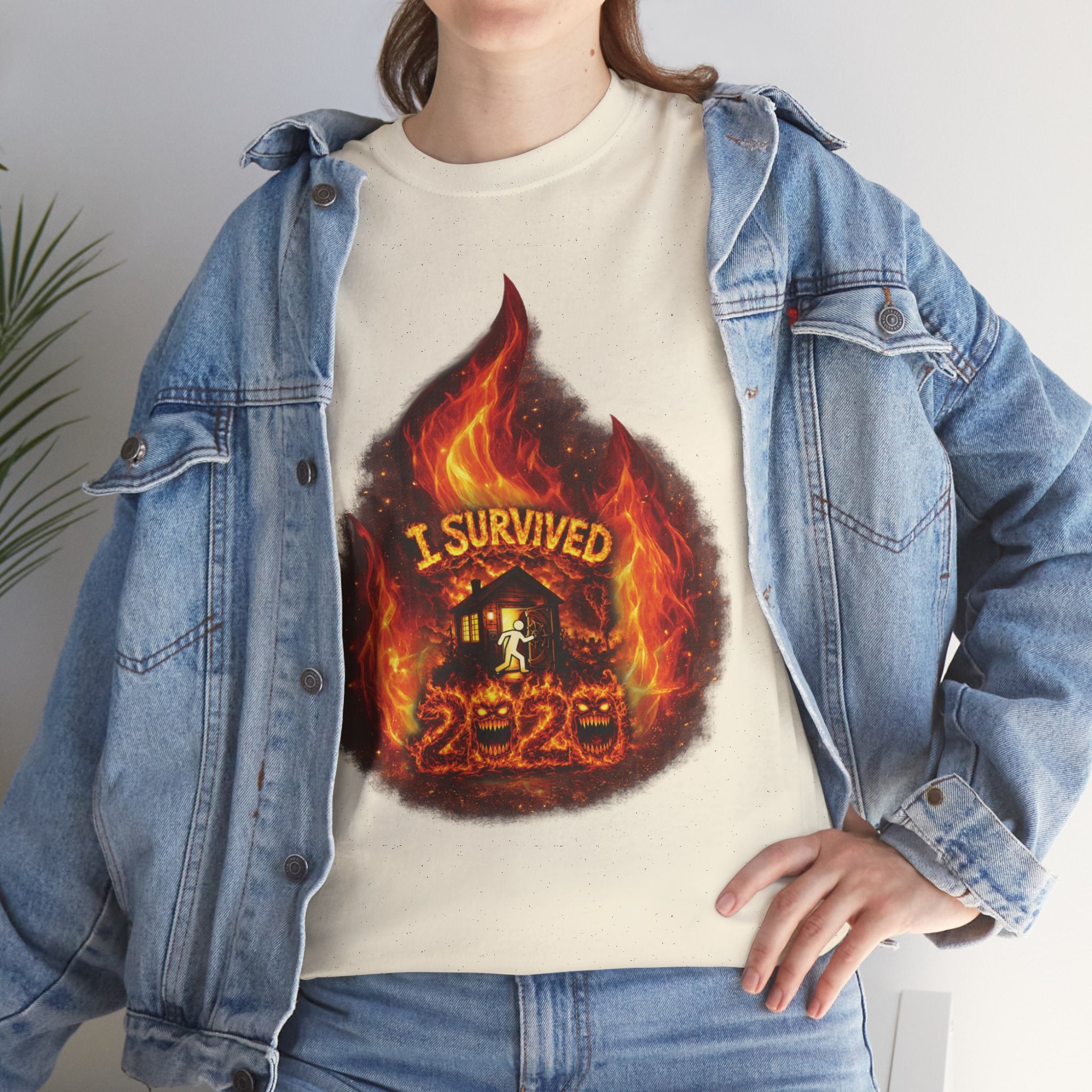 I Survived 2020 — Director's Cut S2:E1 "Berry Creek" | Wildfire Edition Memorial Unisex Heavy Cotton Tee