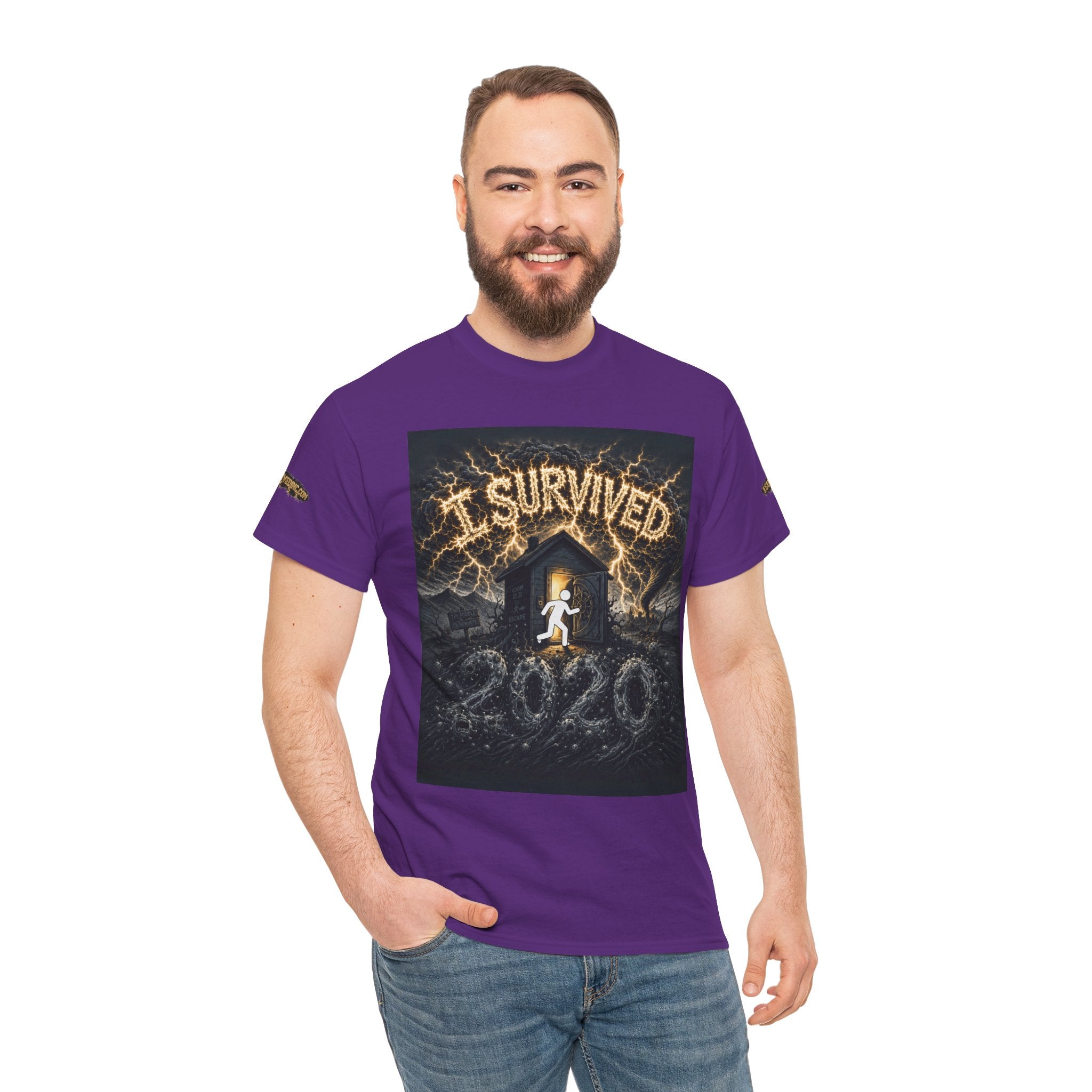 I Survived 2020 — Original PILOT Design: Special Edition Unisex Heavy Cotton Tee