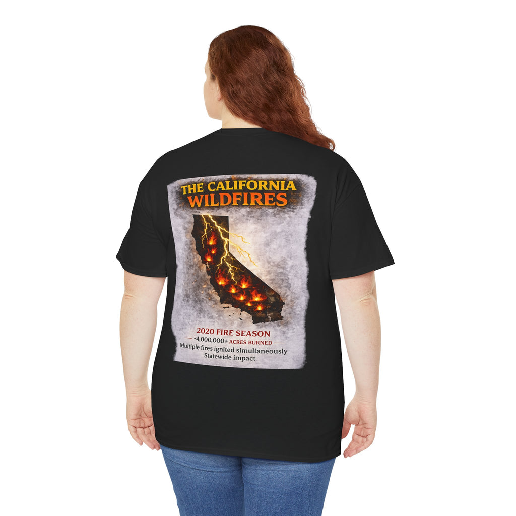 I Survived 2020 — Director's Cut S2:E3 "The California Wildfires" | Wildfire Edition Memorial Unisex Heavy Cotton Tee