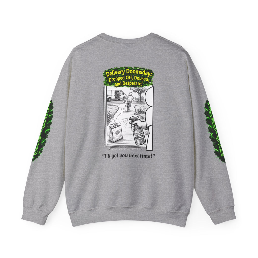 I Survived 2020 — PANDEMIC S1:E5: Director's Cut "Delivery Doomsday" Unisex Heavy Blend™ Crewneck Sweatshirt