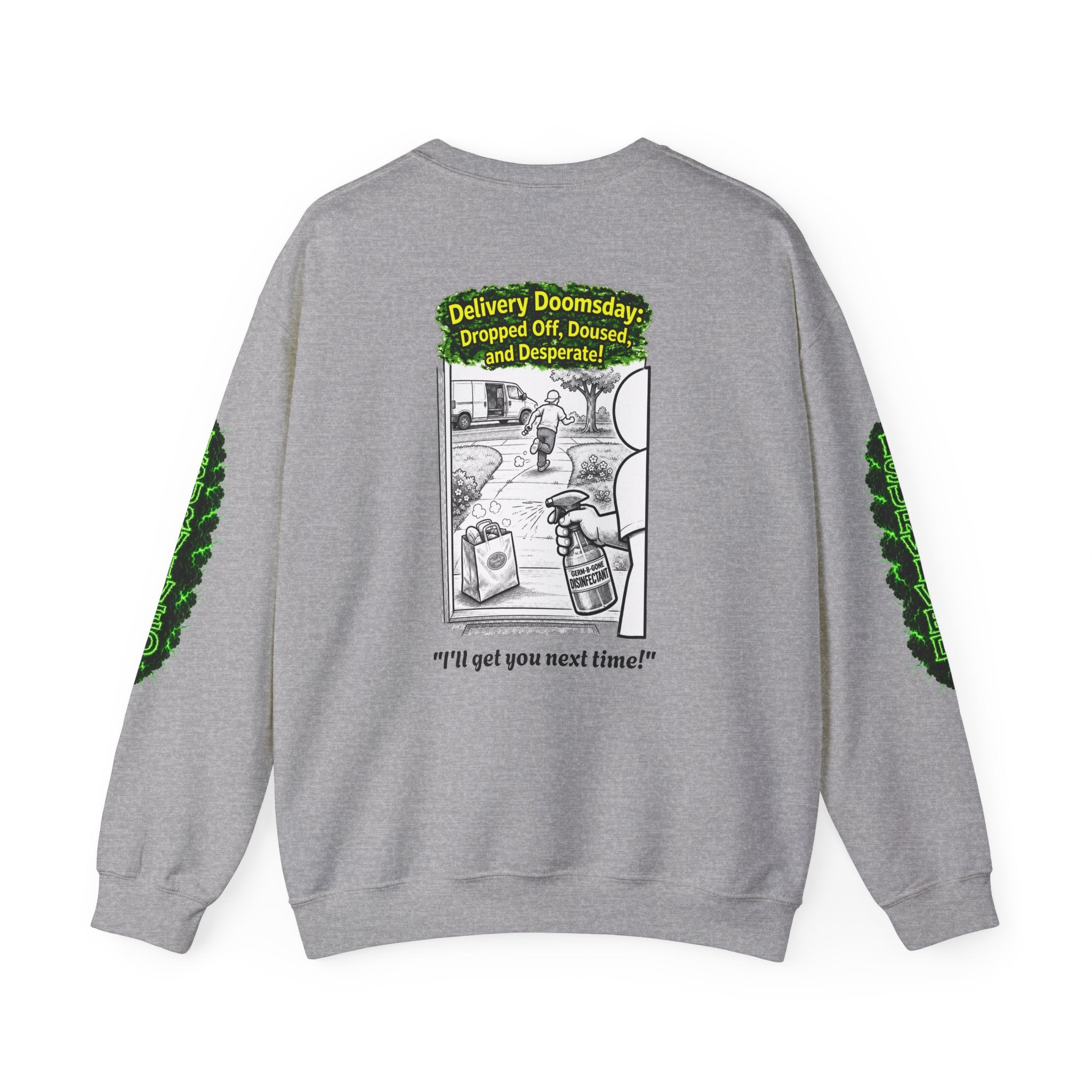 I Survived 2020 — PANDEMIC S1:E5: Director's Cut "Delivery Doomsday" Unisex Heavy Blend™ Crewneck Sweatshirt