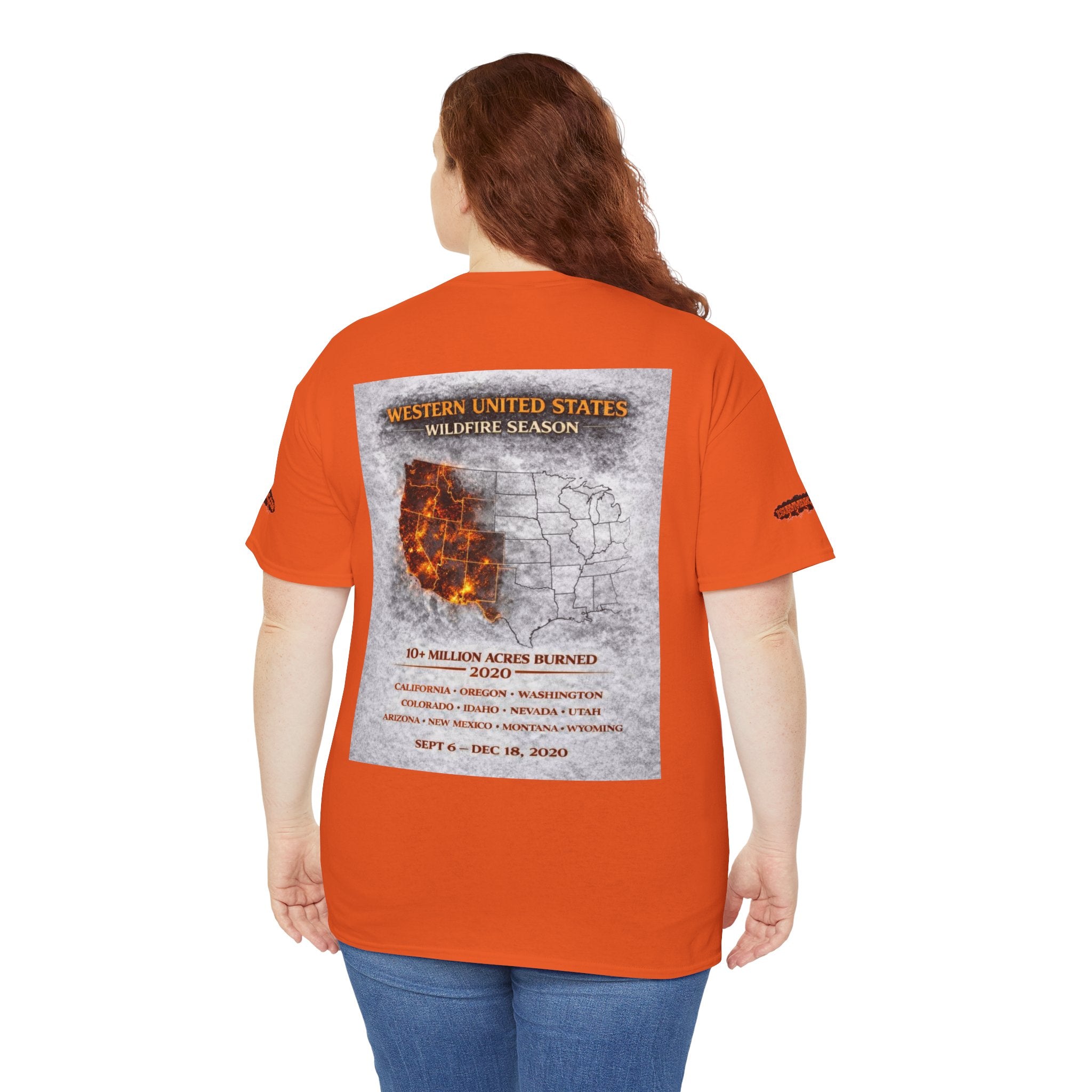 I Survived 2020 — S2:E4 "Western U.S. Wildfire Season" | Mid-Season Finale Pt. 1 | Wildfire Edition Memorial Unisex Heavy Cotton Tee (SPECIAL EDITION)