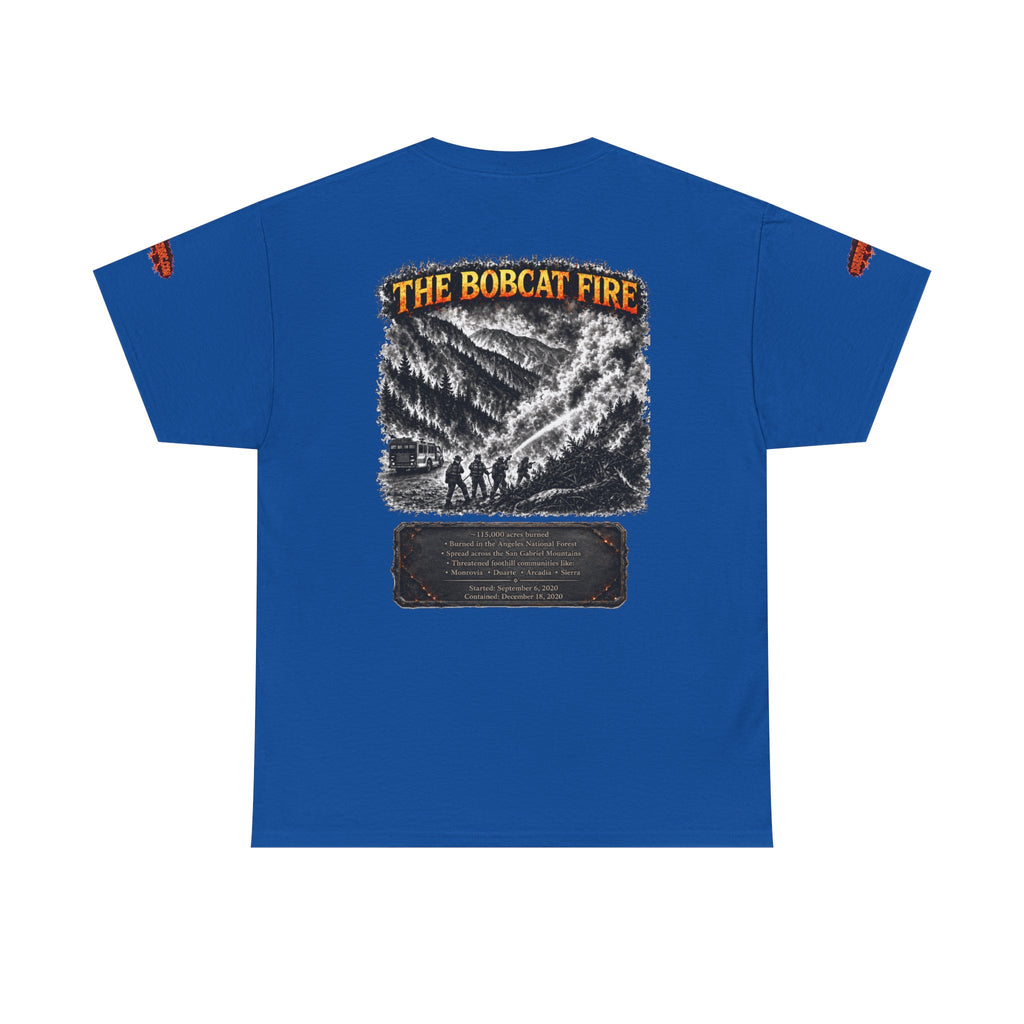 I Survived 2020 — Director's Cut S2:E2 "The Bobcat Fire" | Wildfire Edition Memorial Unisex Heavy Cotton Tee (SPECIAL EDITION)