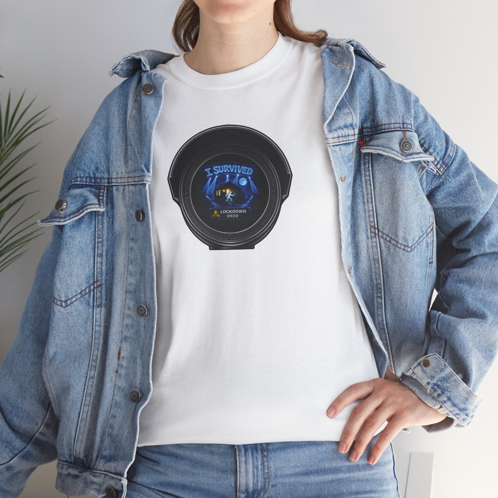 I Survived 2020 — LOCKDOWN S3:E1: Director's Cut Special Edition "Quarantine" Unisex Heavy Cotton Tee