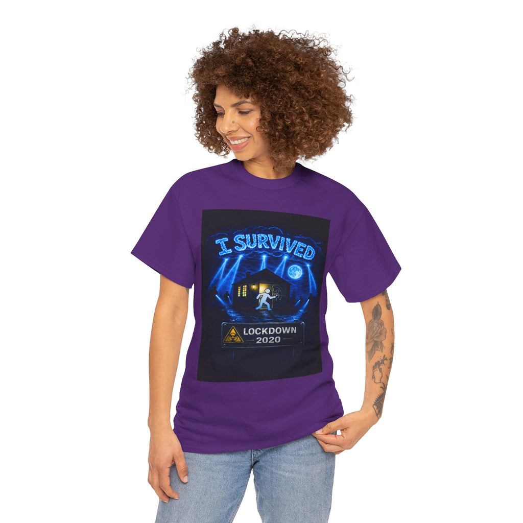 Copy of  I Survived 2020 — S3:E1 "Quarantine" | Lockdown Edition Documentary Unisex Heavy Cotton Tee
