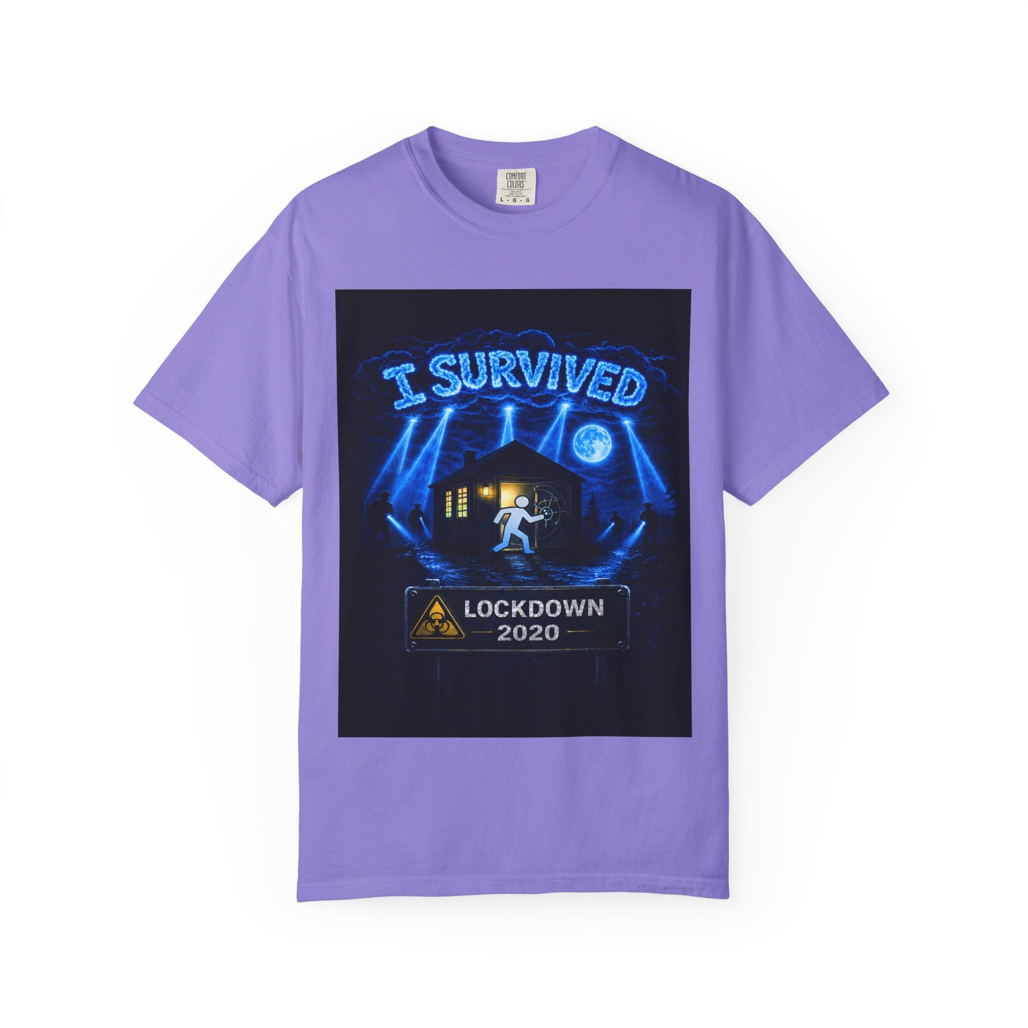 J'ai survécu à 2020 — S3:E3 "L'école à distance" | T-shirt unisexe teint en pièce édition Confinement - Documentaire