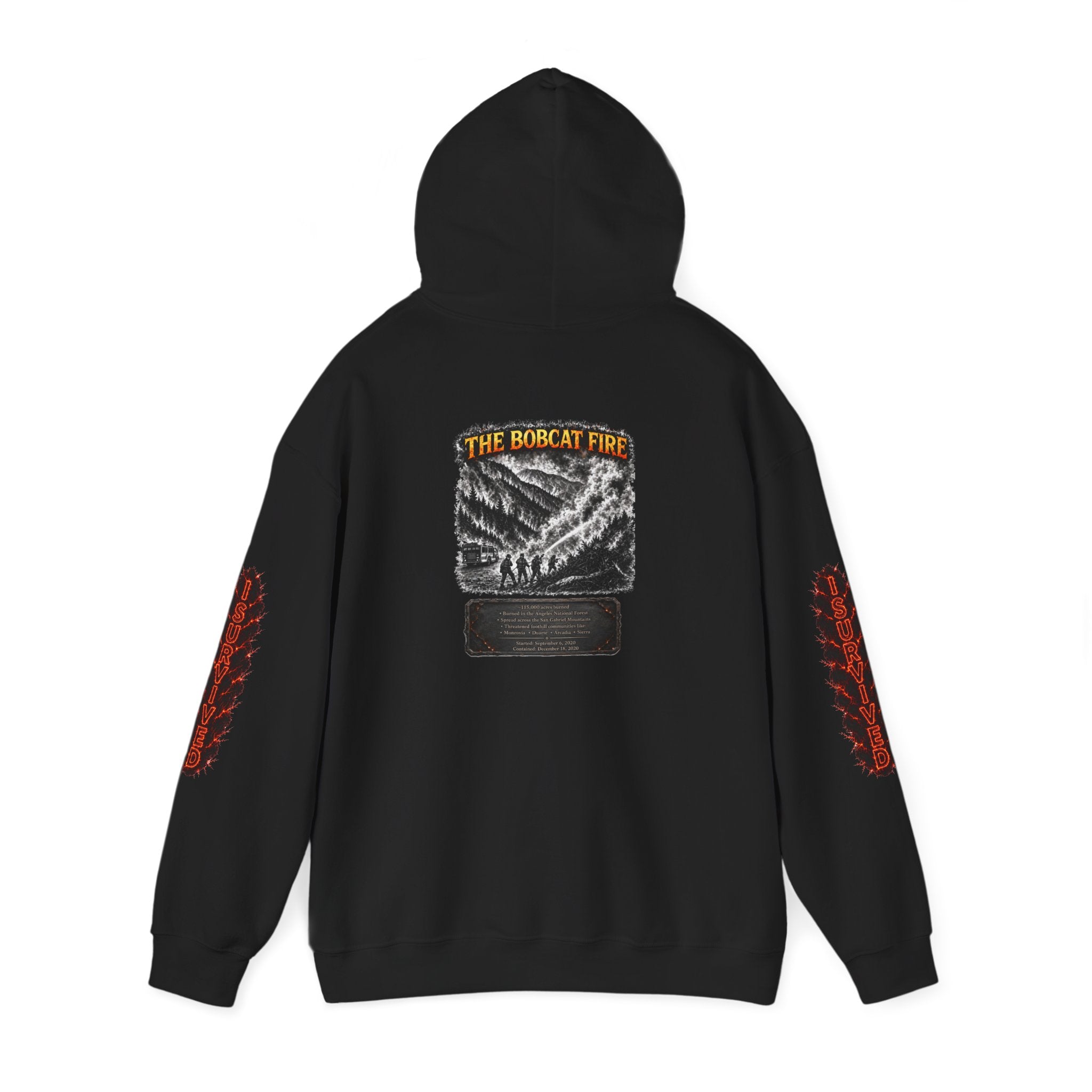 I Survived 2020 — Director's Cut S2:E2 "The Bobcat Fire" | Wildfire Edition Memorial Hoodie Sweatshirt