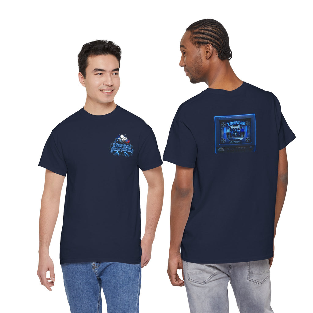 I Survived 2020 — "Please Stand By" Test Pattern Tee Lockdown Surveillance Edition Summer Exclusive Unisex Heavy Cotton Tee