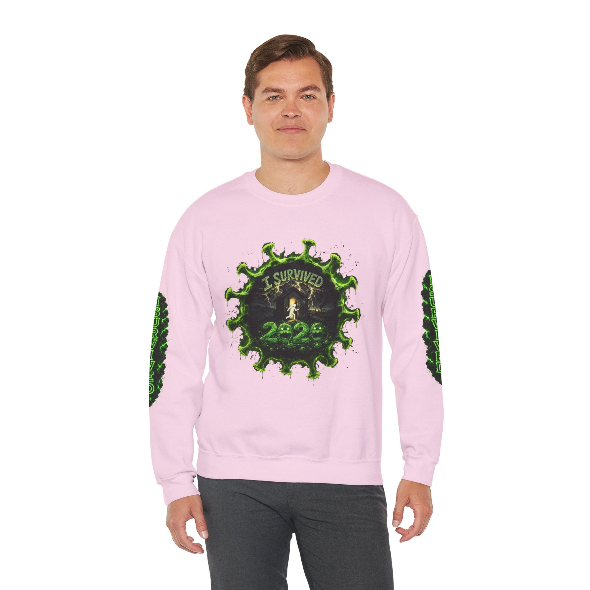 I Survived 2020 — Director's Cut S1:E2 "The Coming of COVID" | Pandemic Edition Unisex Heavy Blend™ Crewneck Sweatshirt