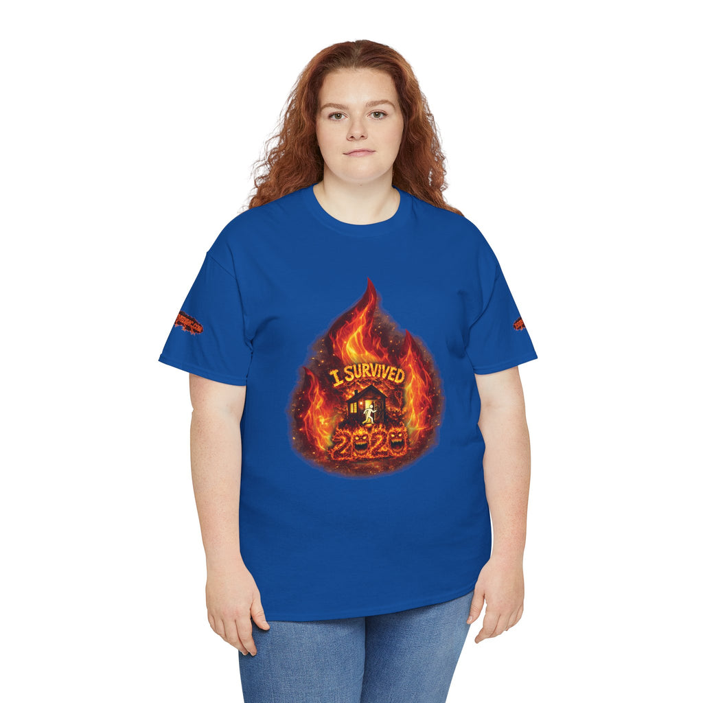I Survived 2020 — Director's Cut S2:E3 "The California Wildfires" | Wildfire Edition Memorial Unisex Heavy Cotton Tee (SPECIAL EDITION)