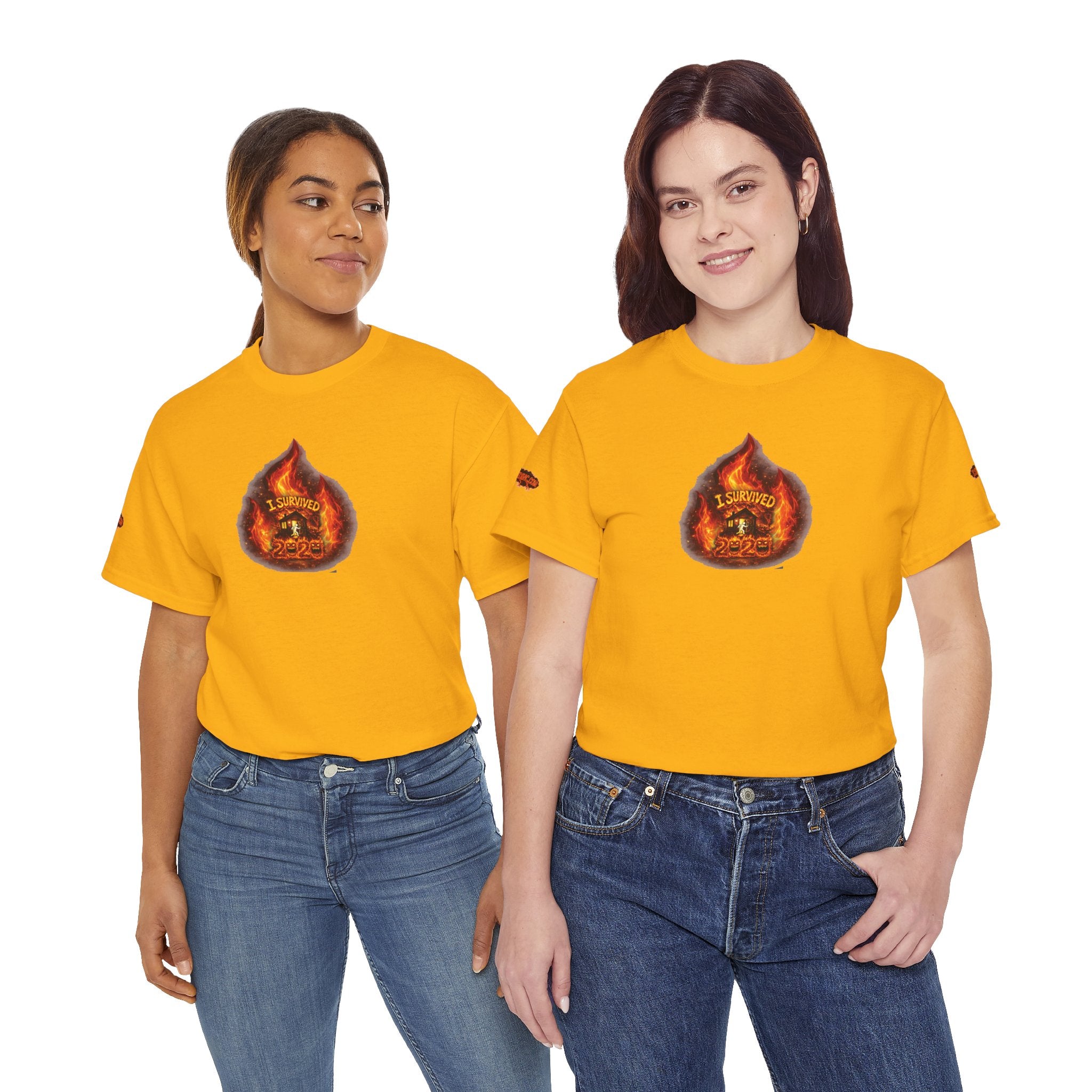 I Survived 2020 —  WILDFIRES S2:E3: Director's Cut Special Edition "The California Wildfires" Memorial Unisex Heavy Cotton Tee