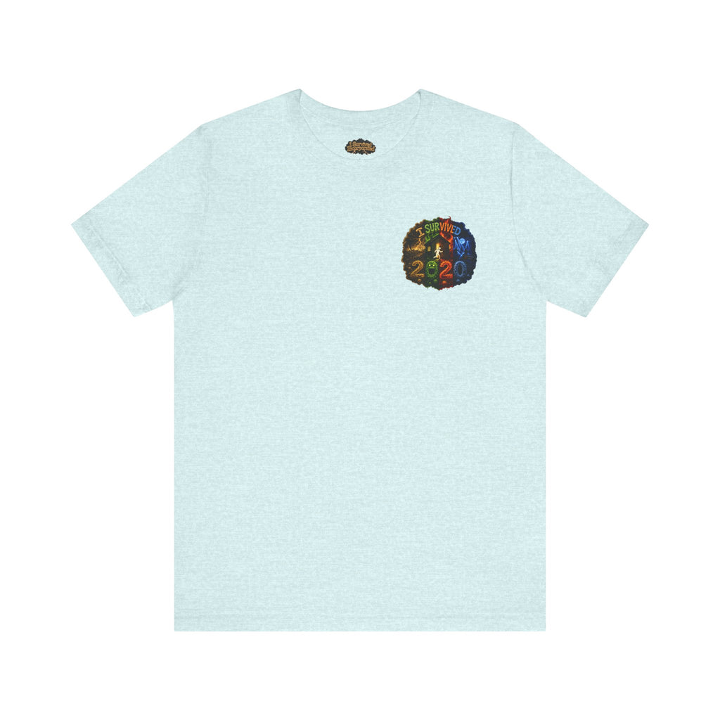 I Survived 2020 — "No Signal" Test Pattern Tee Alien Broadcast Finale Summer Premiere Unisex Jersey Short Sleeve Tee