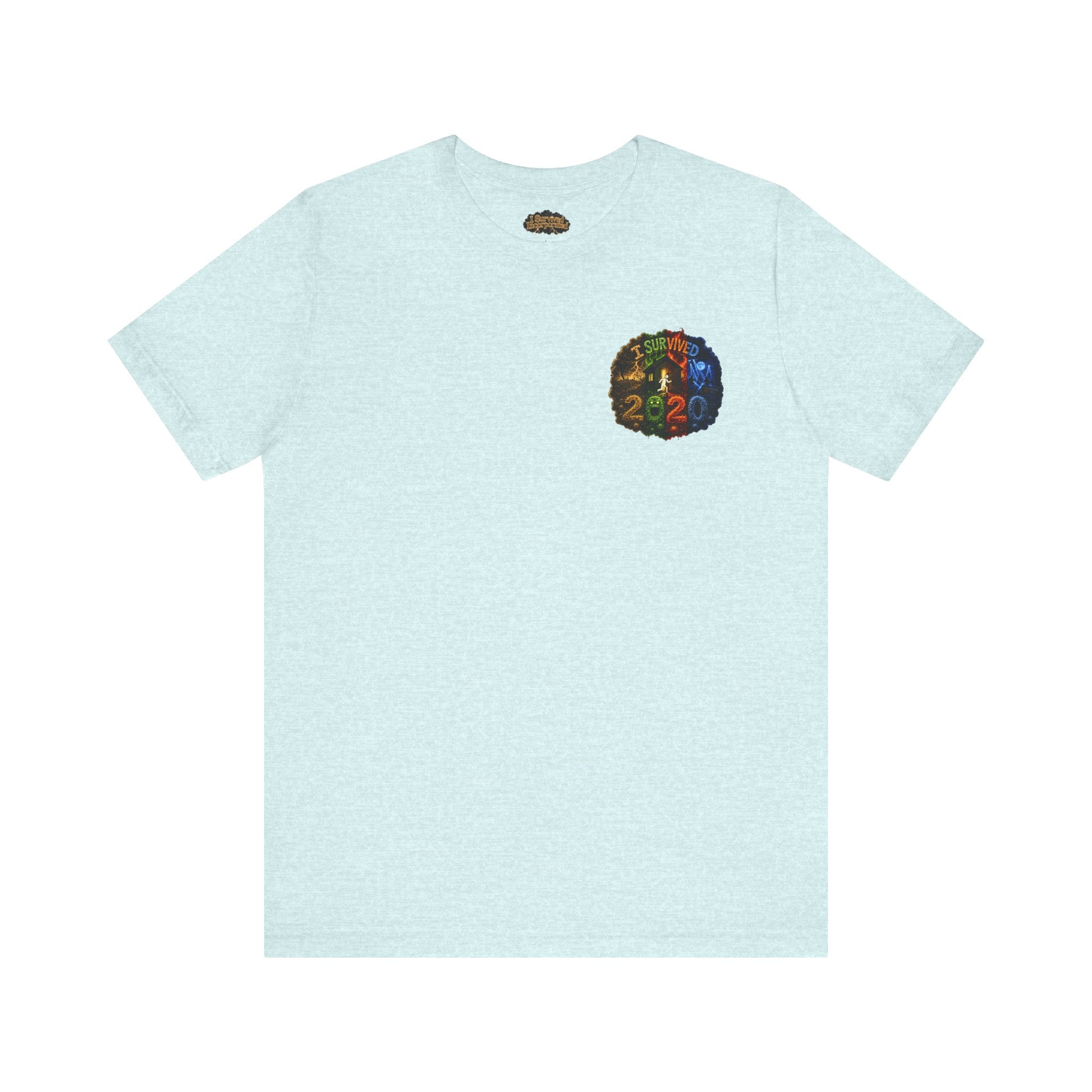 I Survived 2020 — "No Signal" Test Pattern Tee Alien Broadcast Finale Summer Premiere Unisex Jersey Short Sleeve Tee