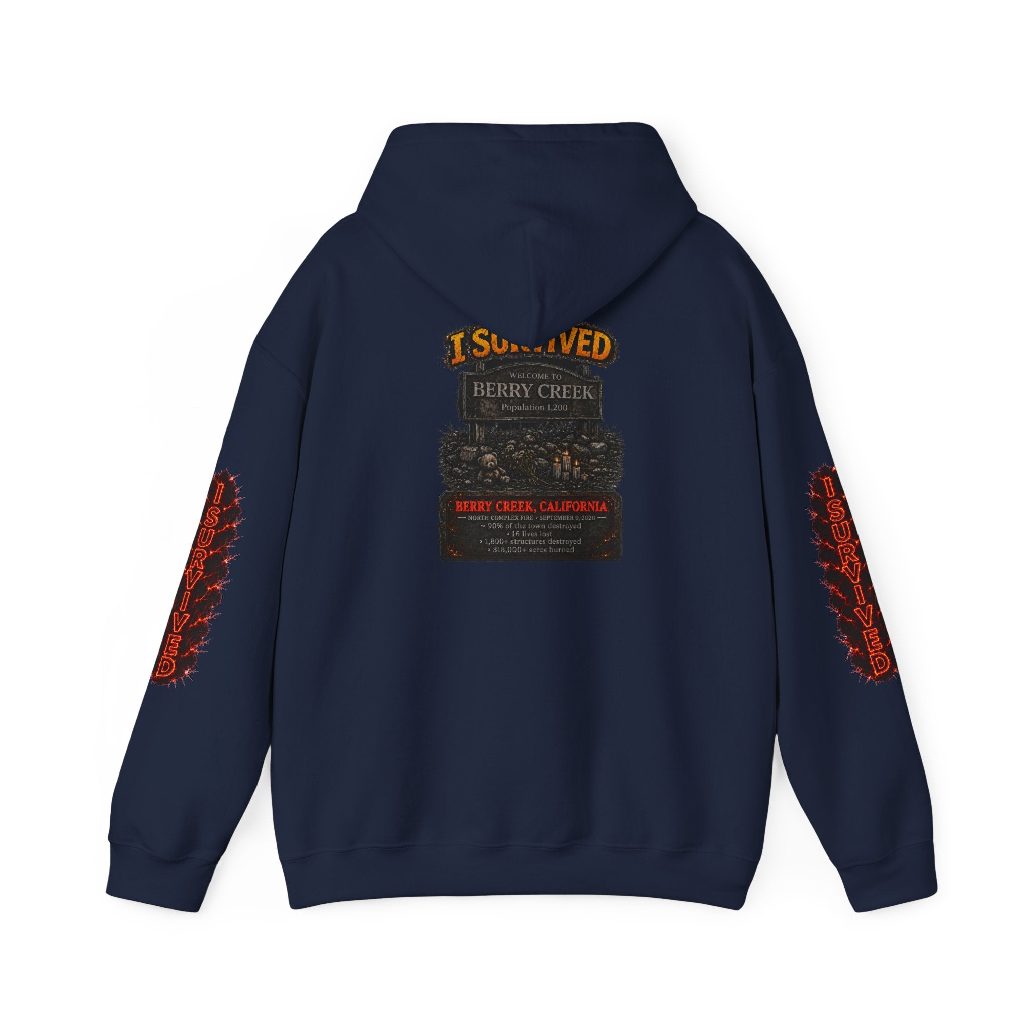 I Survived 2020 — Director's Cut S2:E1 "Berry Creek" | Wildfire Edition Memorial Hoodie Sweatshirt