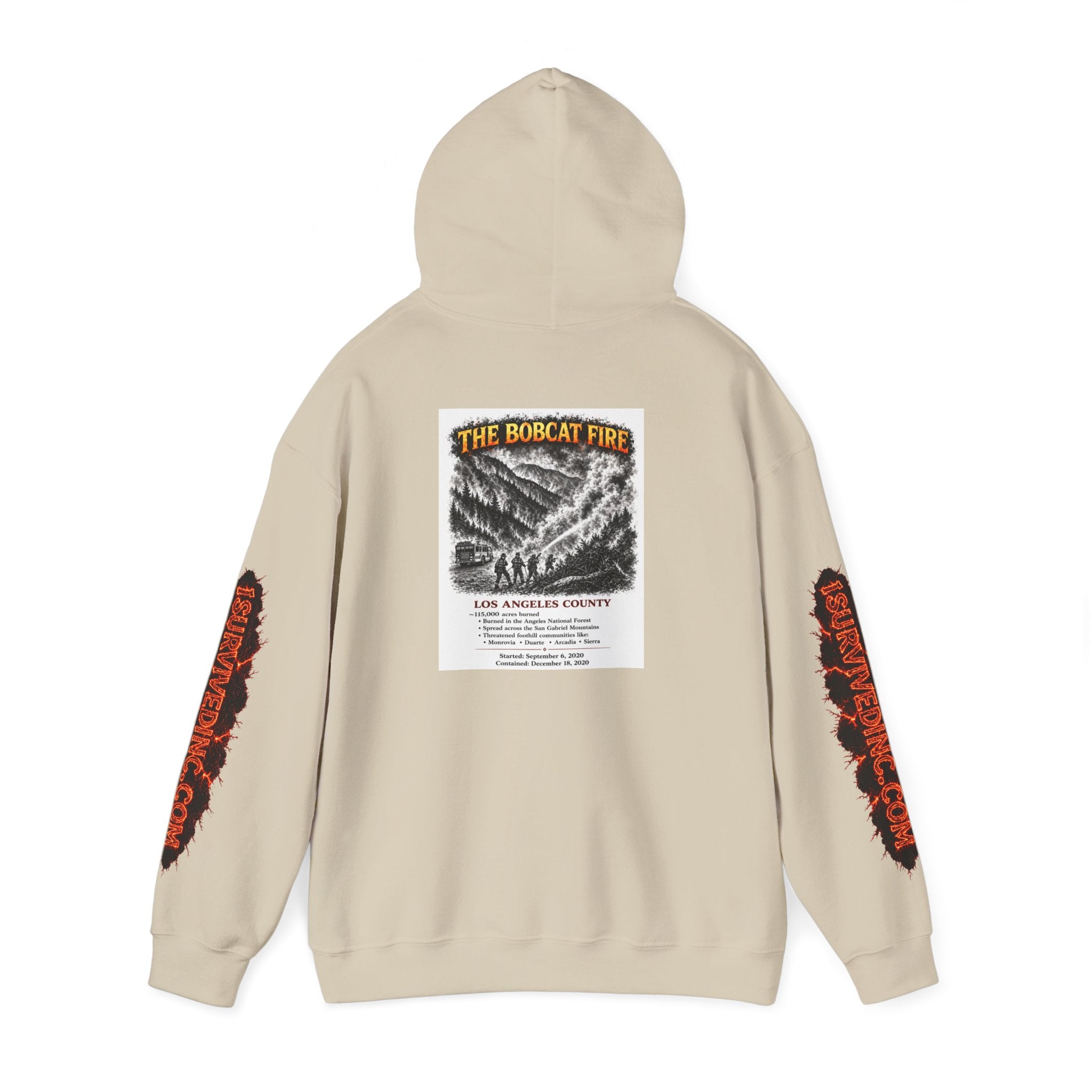 I Survived 2020 — S2:E2 "The Bobcat Fire" | Wildfire Edition Memorial Hoodie Sweatshirt