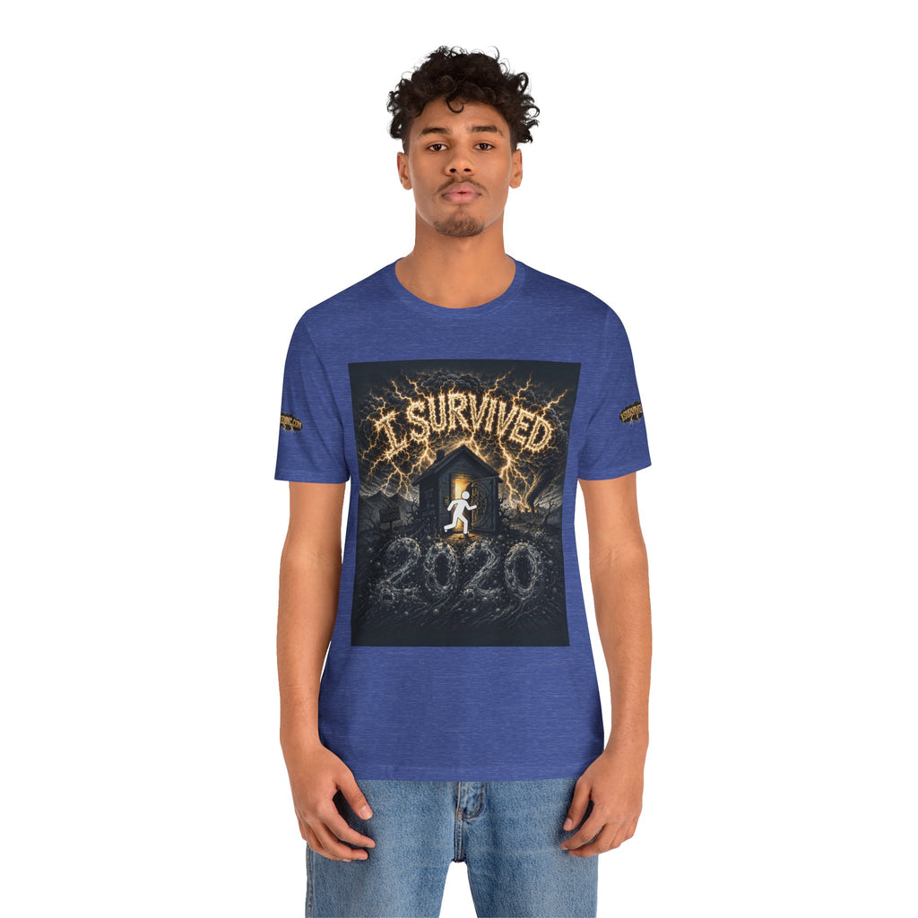 I Survived 2020 — Original Design Teaser Tee | Season 1 Premiere Drop Unisex Jersey Short Sleeve Tee