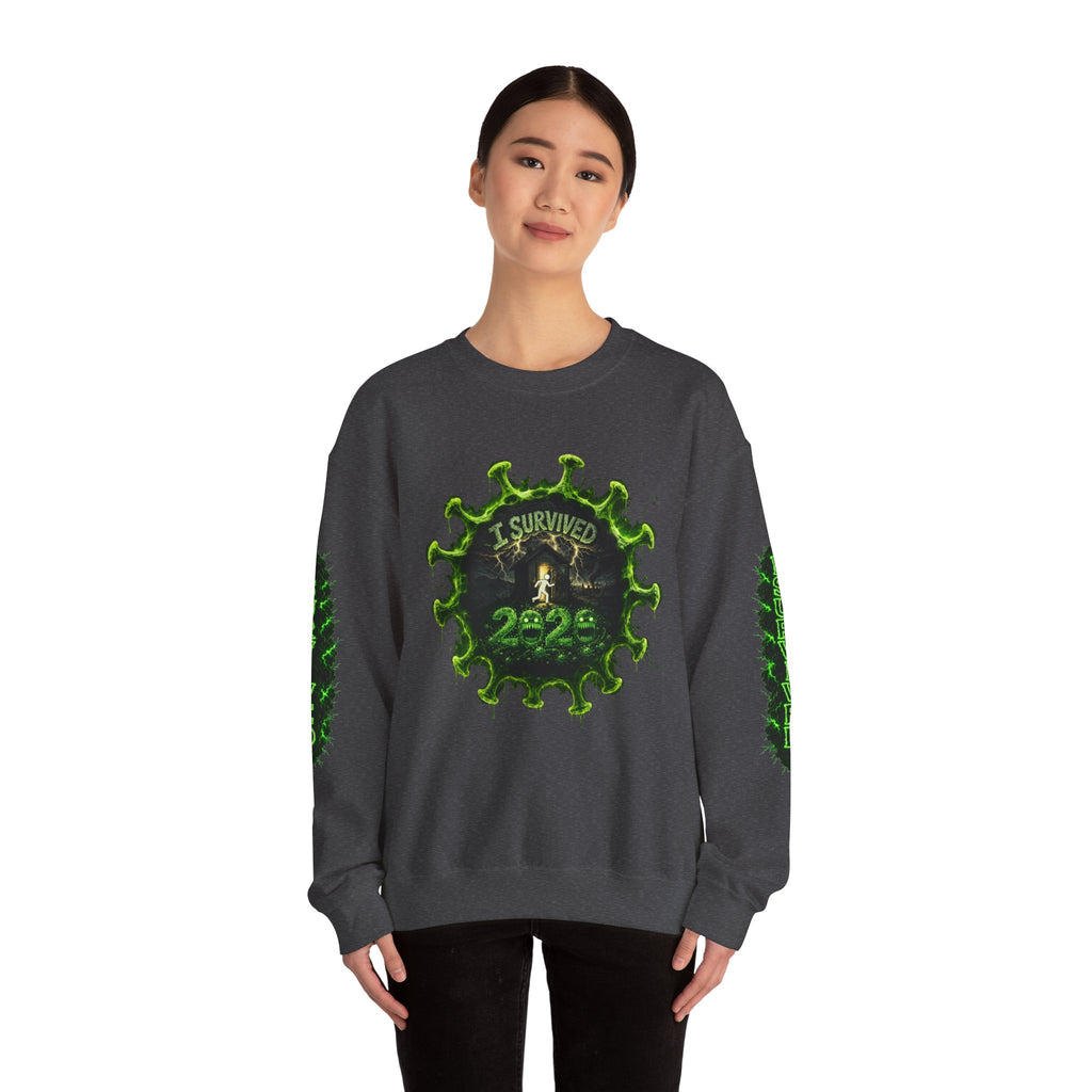 I Survived 2020 — Director's Cut S1:E5 "Delivery Doomsday" | Pandemic Edition Unisex Heavy Blend™ Crewneck Sweatshirt