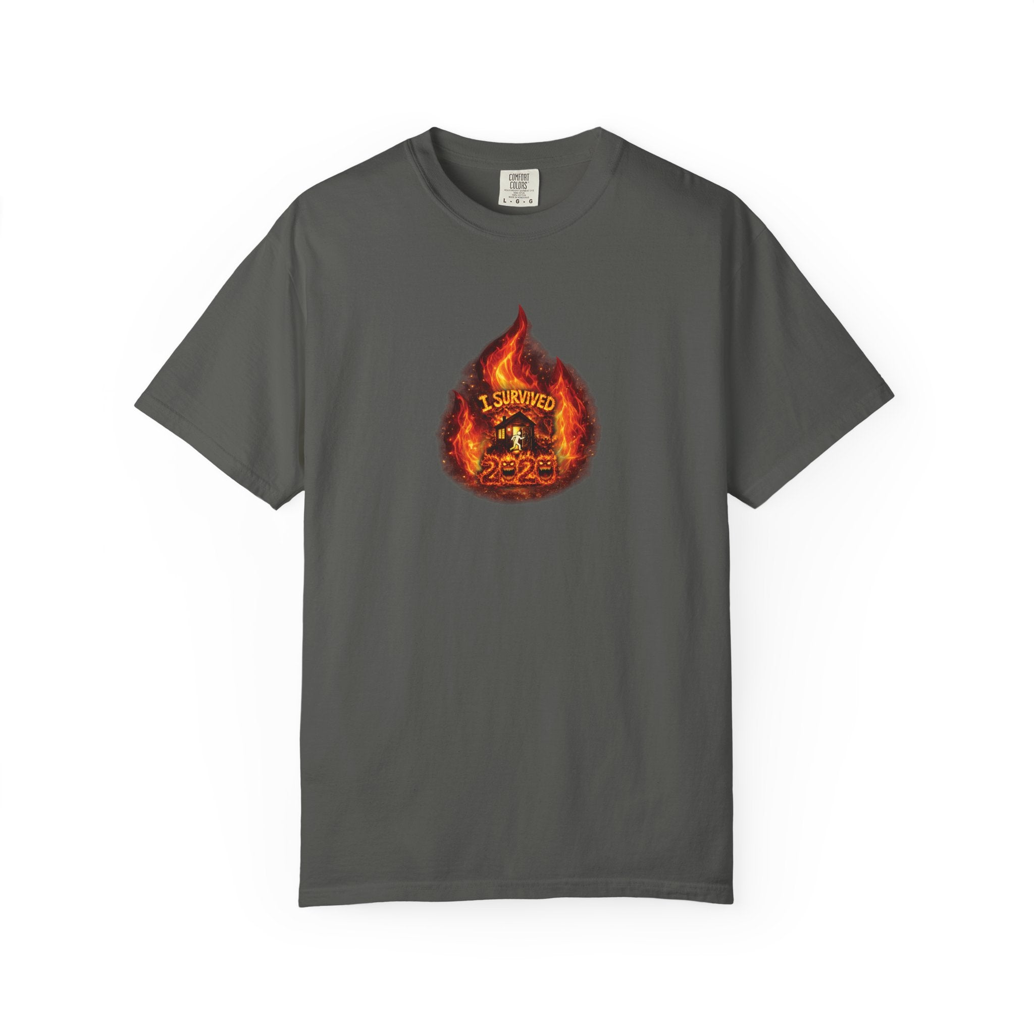 I Survived 2020 — WILDFIRES S2:E4: Director's Cut "Western U.S. Wildfire Season" Memorial Unisex Garment-Dyed T-shirt