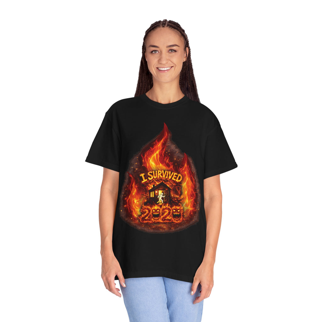 I Survived 2020 — Director's Cut S2:E4 "Western U.S. Wildfire Season" | Mid-Season Finale Pt. 1 | Wildfire Edition Memorial Unisex Garment-Dyed T-shirt