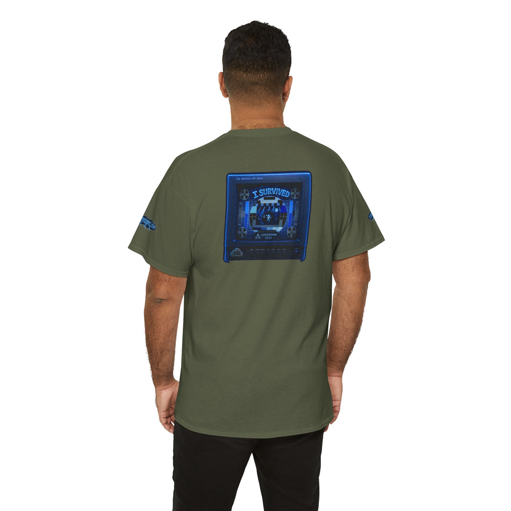 I Survived 2020 — "Please Stand By" Test Pattern Tee Lockdown Special Edition Summer Exclusive Unisex Heavy Cotton Tee