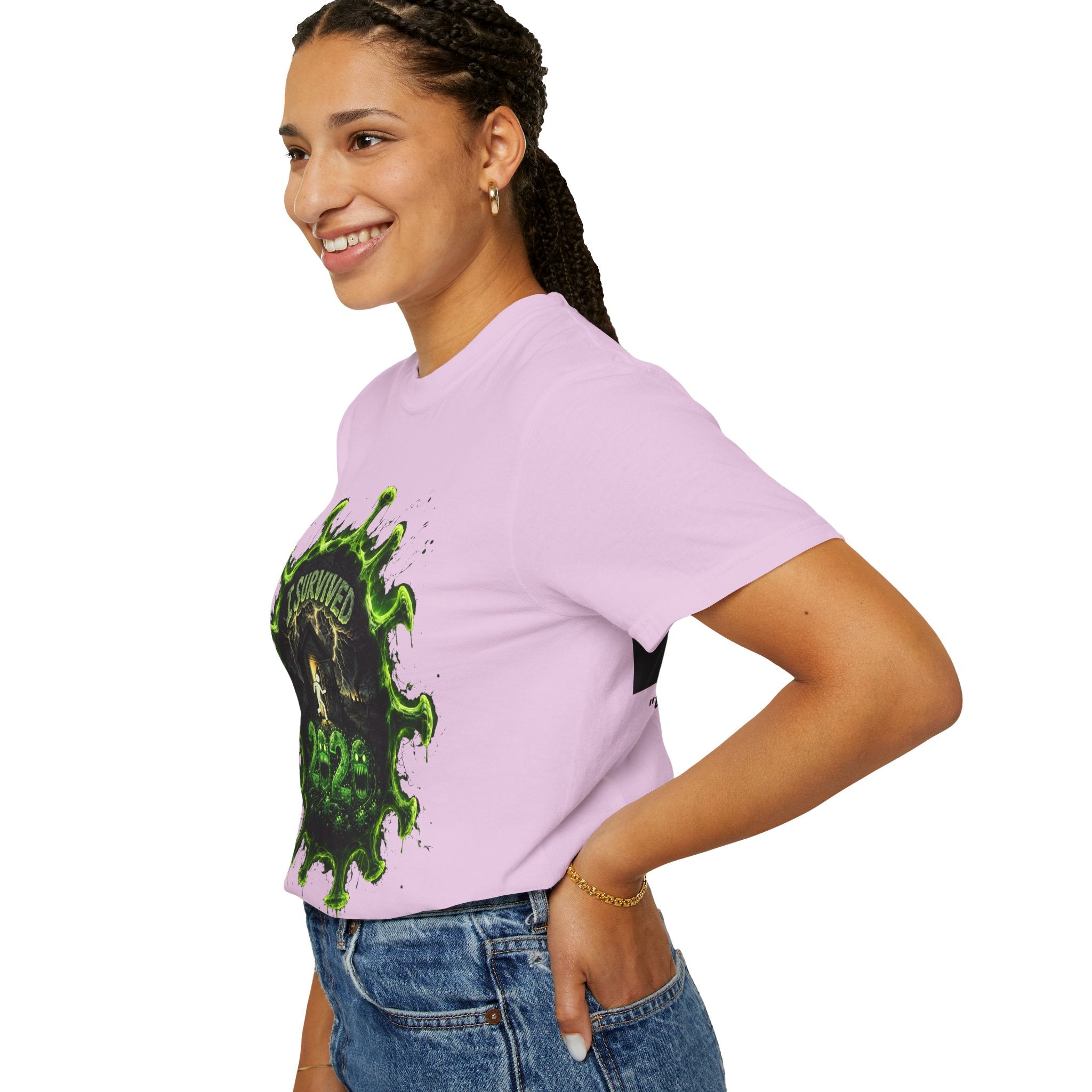I Survived 2020 — Director's Cut S1:E3 "The Jab!" | Pandemic Edition Unisex Garment-Dyed T-shirt