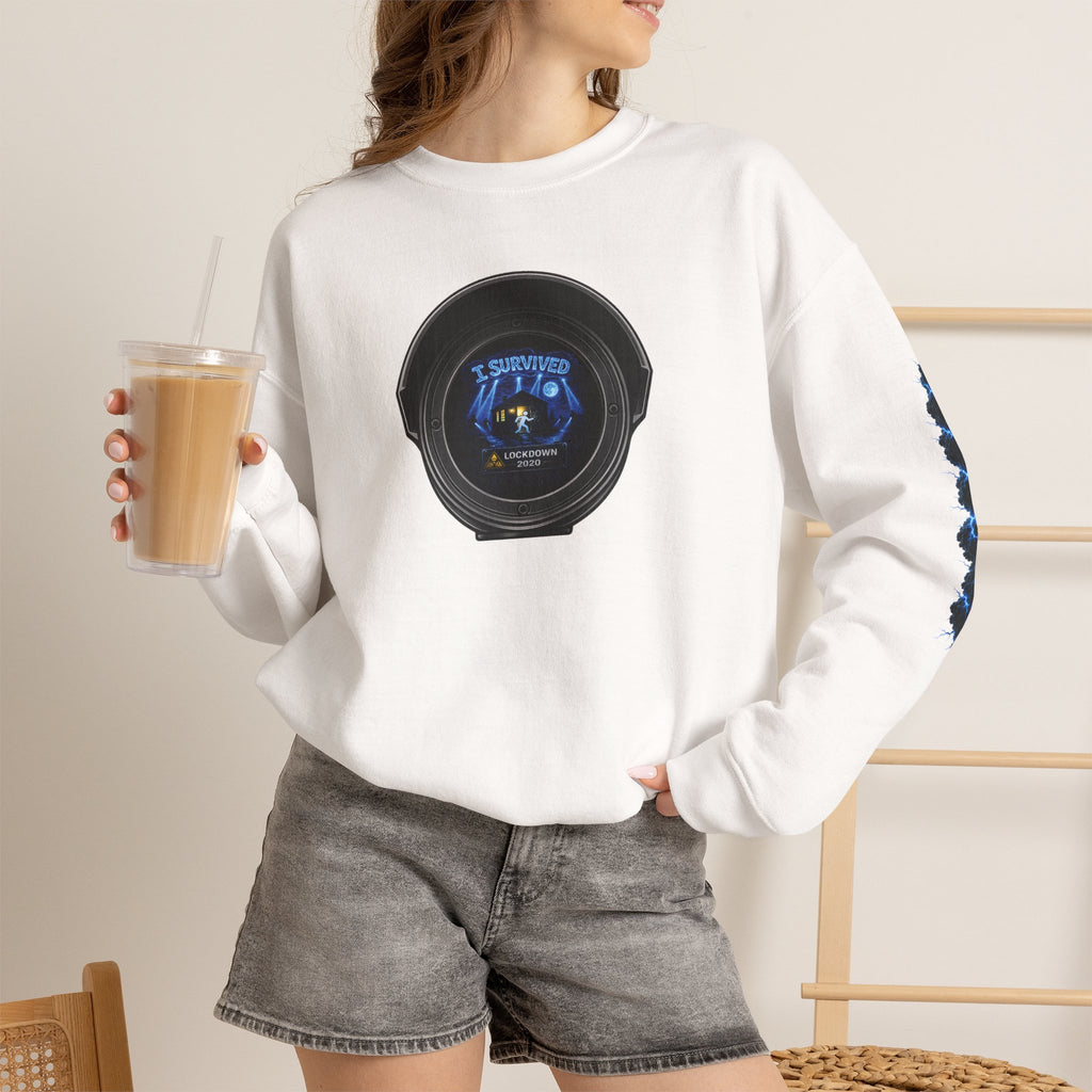 I Survived 2020 — LOCKDOWN S3:E2: Director's Cut Special Edition "Dating Under Lockdown" Unisex Heavy Blend™ Crewneck Sweatshirt