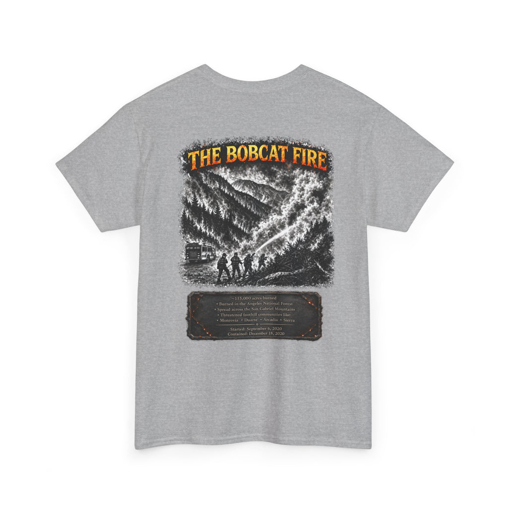I Survived 2020 — Director's Cut S2:E2 "The Bobcat Fire" | Wildfire Edition Memorial Unisex Heavy Cotton Tee