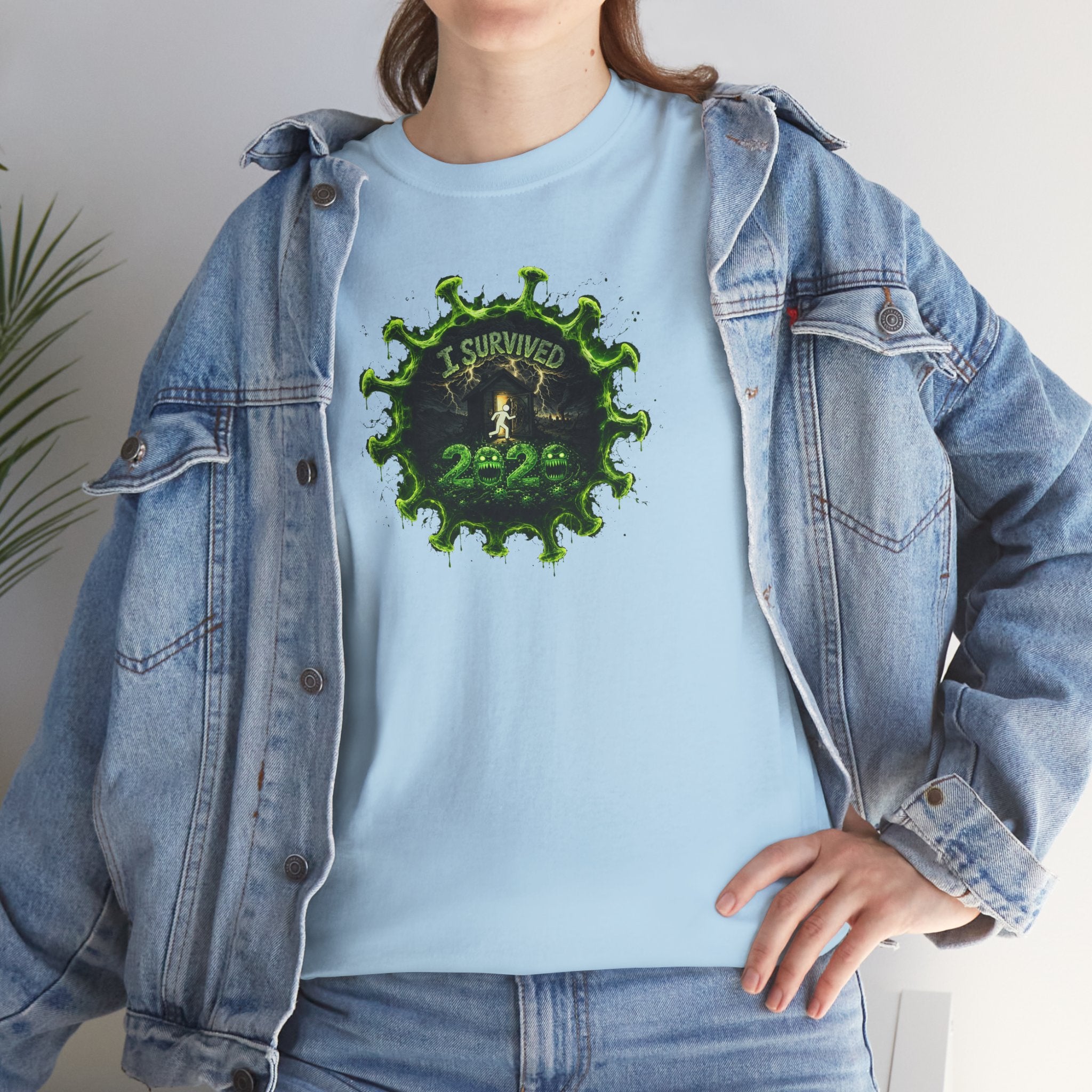 I Survived 2020 — PANDEMIC S1:E2: Director's Cut "The Coming of COVID" Unisex Heavy Cotton Tee
