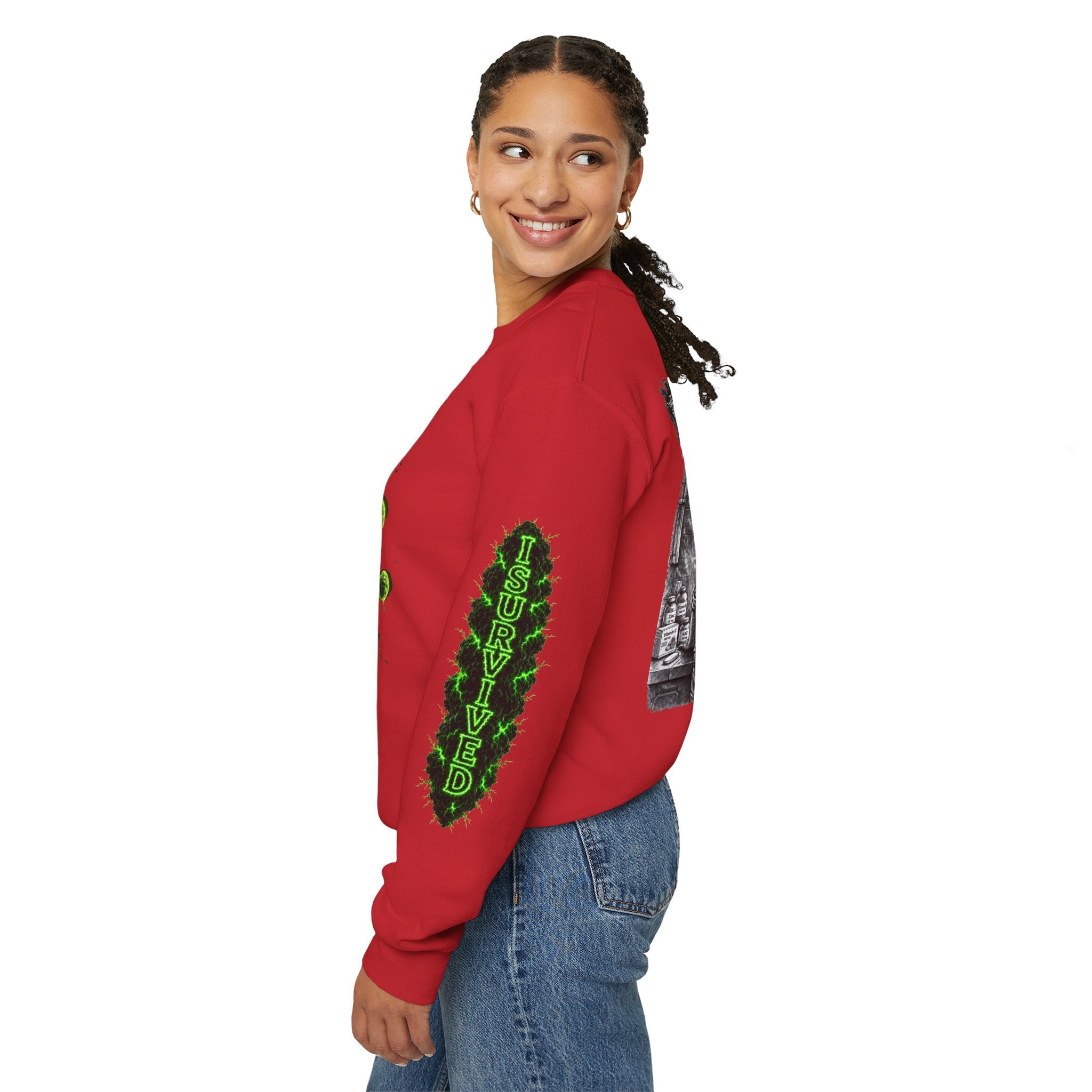 I Survived 2020 — Director's Cut S1:E1 "COVID-19: The Coronavirus" | Pandemic Edition Unisex Heavy Blend™ Crewneck Sweatshirt