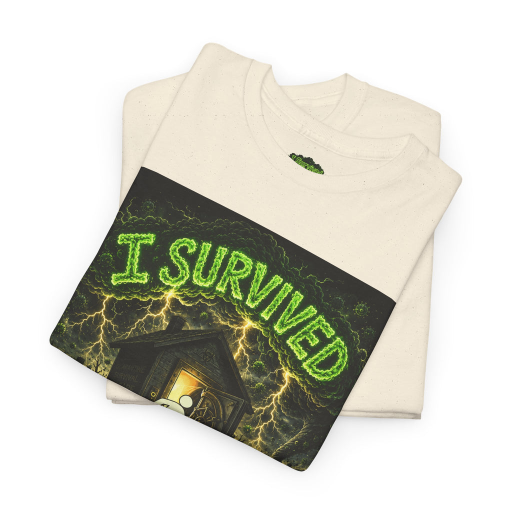 I Survived 2020 — S1:E2 "The Coming of COVID" | Pandemic Edition Unisex Heavy Cotton Tee