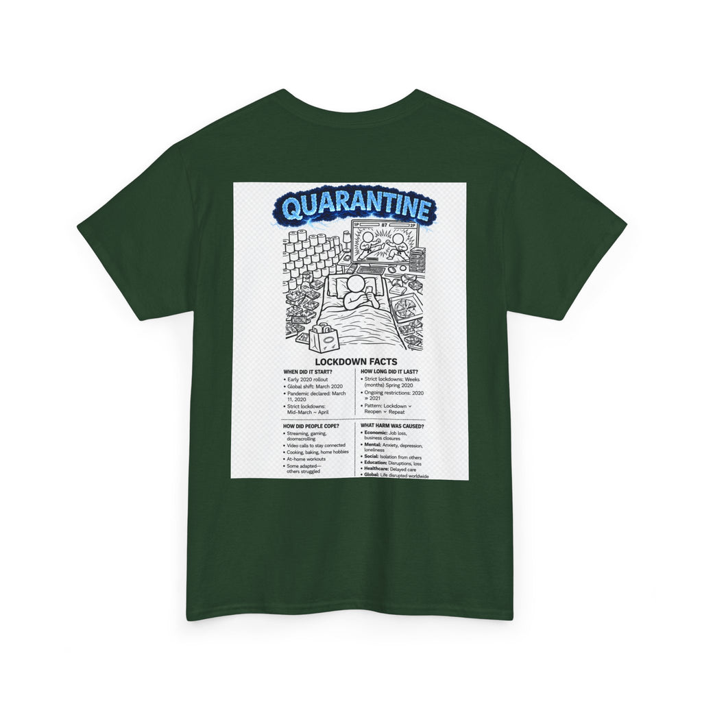Copy of  I Survived 2020 — S3:E1 "Quarantine" | Lockdown Edition Documentary Unisex Heavy Cotton Tee