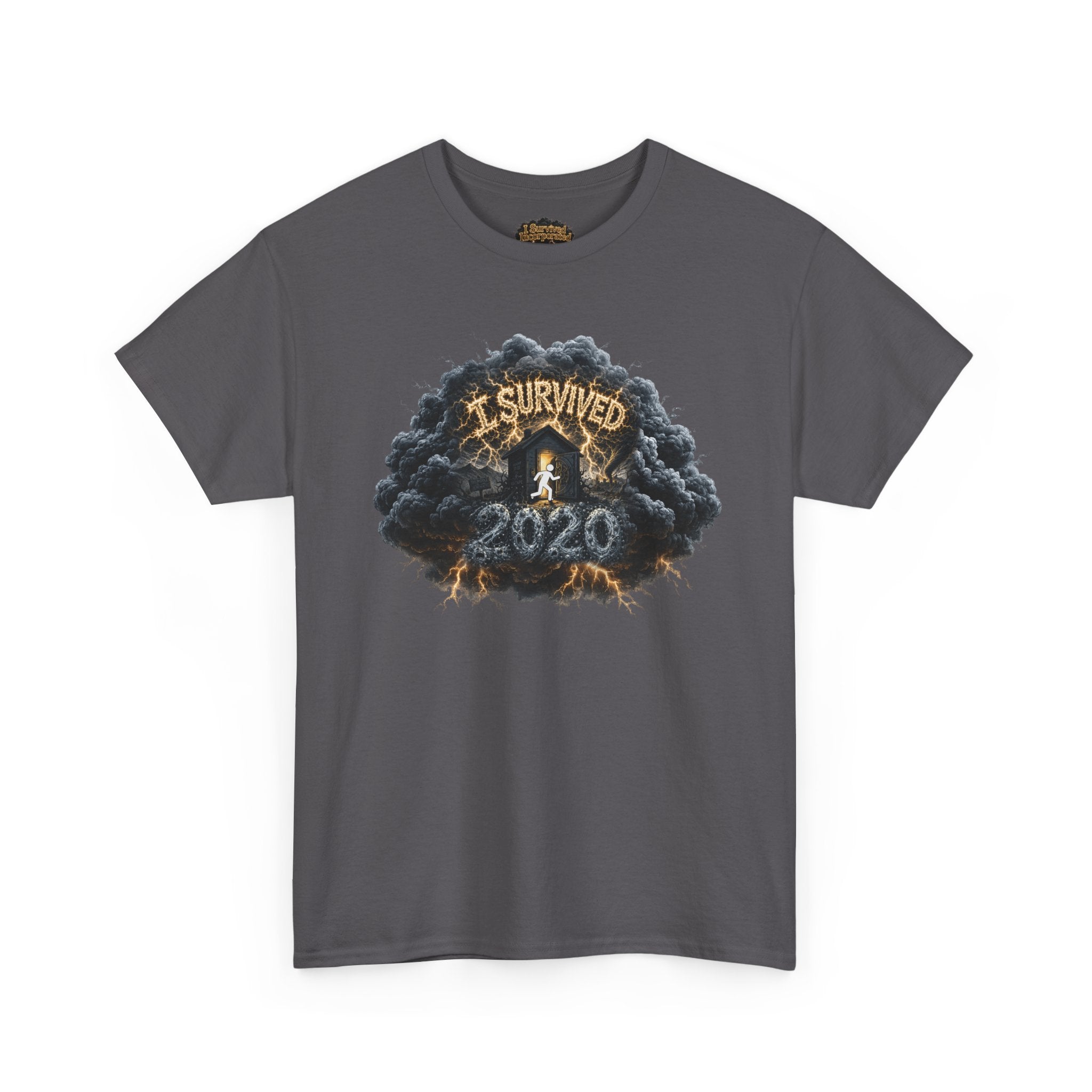I Survived 2020 —  Deriector's Cut Original Design Teaser Tee | Season 1 Premiere Drop Unisex Heavy Cotton Tee