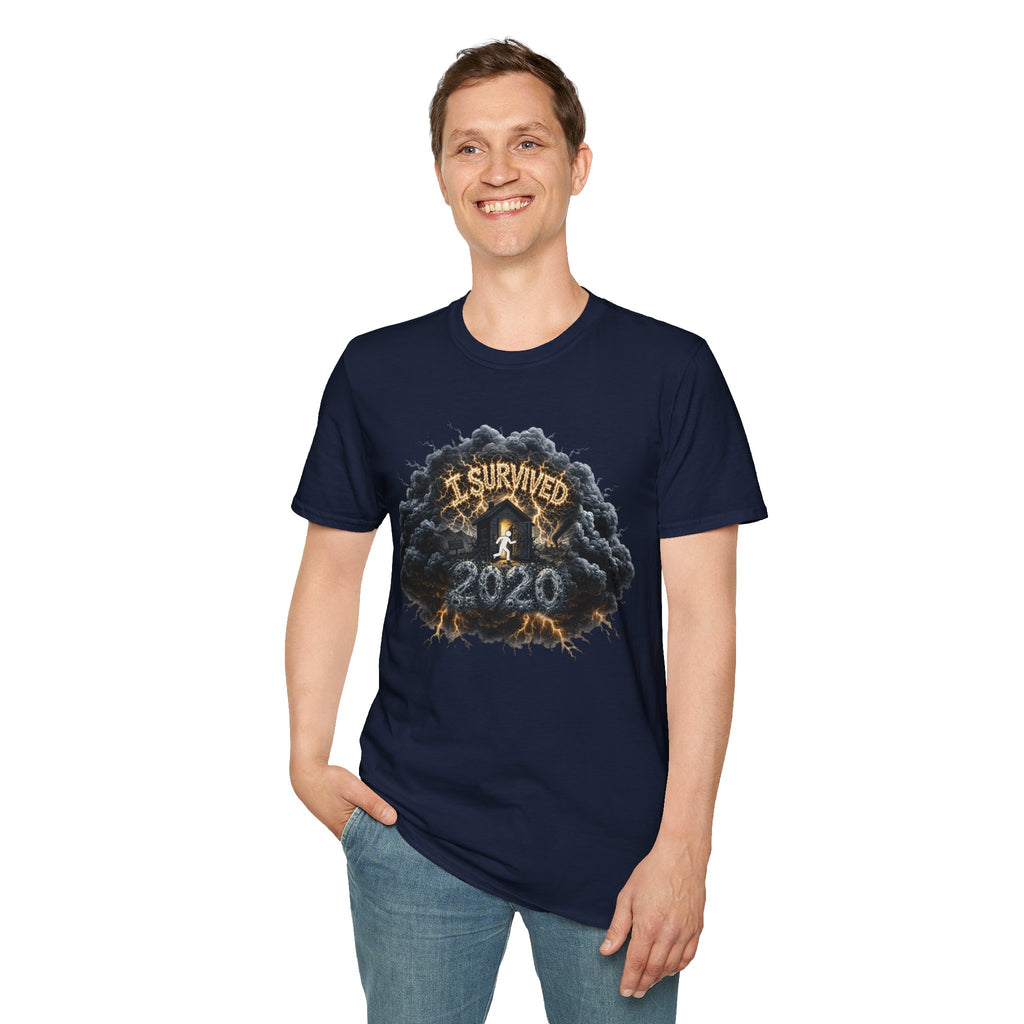 I Survived 2020 — Director's Cut Original Design Teaser Tee | Season 1 Premiere Drop Unisex Softstyle T-Shirt