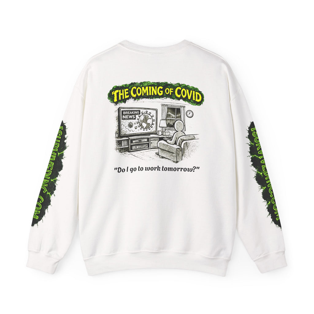 I Survived 2020 — PANDEMIC S1:E2: "The Coming of COVID" Unisex Heavy Blend™ Crewneck Sweatshirt